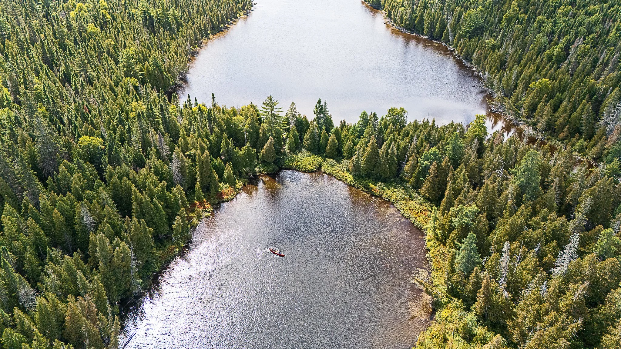 canot-camping réserve faunique Duchénier (Bas-Saint-Laurent)