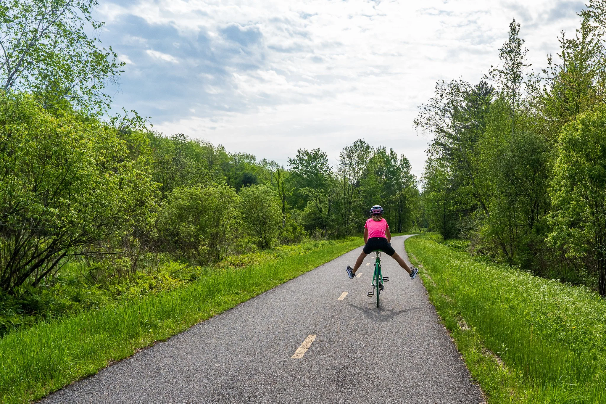 Vélo sur l'Estriade, Cantons-de-l'Est