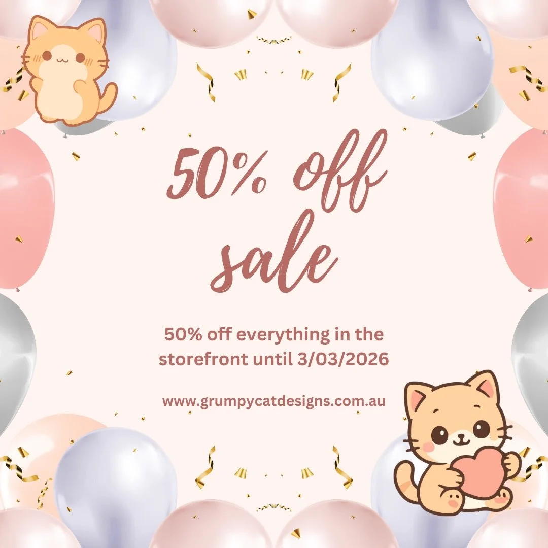 50% OFF EVERYTHING STOREWIDE 🎉
-
Use code: 50%OFFEVERYTHING 
-
Terms of sale:
&bull; Order with the discount must still exceed $50 to be eligible for free shipping

#fyp #australia #xyzbca #handmadejewellery #sale