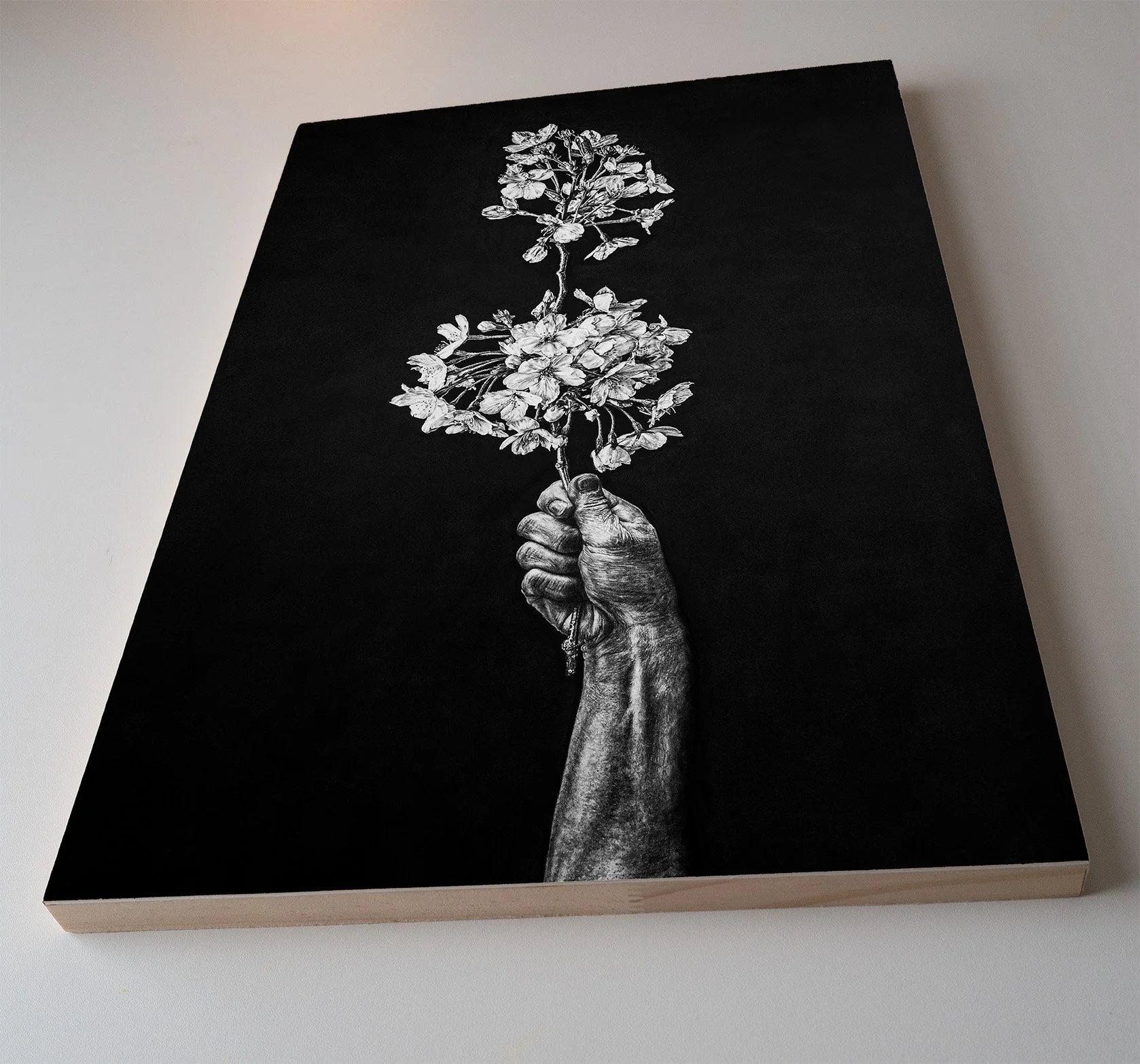 Cherry Blossom BnW Qrt.jpg