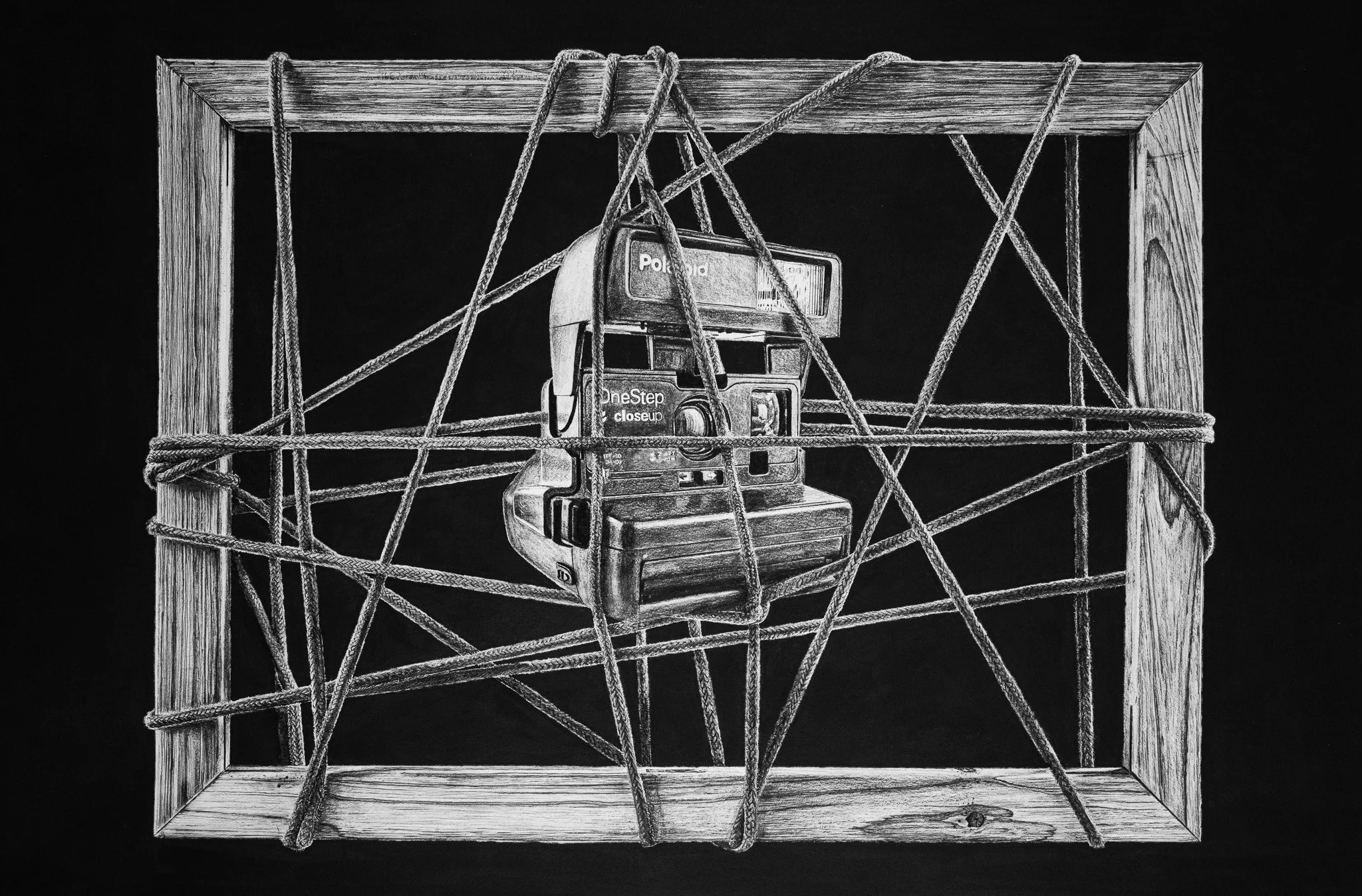 Captured in Time - Graphite on Watercolor Paper 36x24"