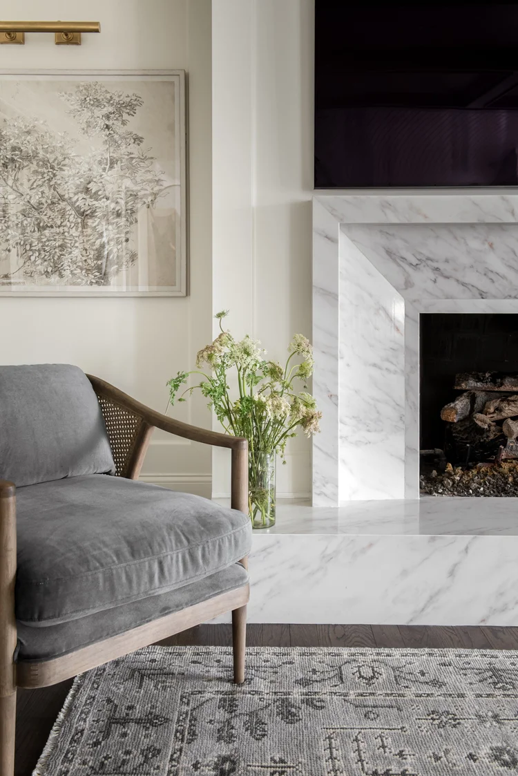 Classic Living Room Design with Custom Entertaining Sidebar — Sarah Coe ...