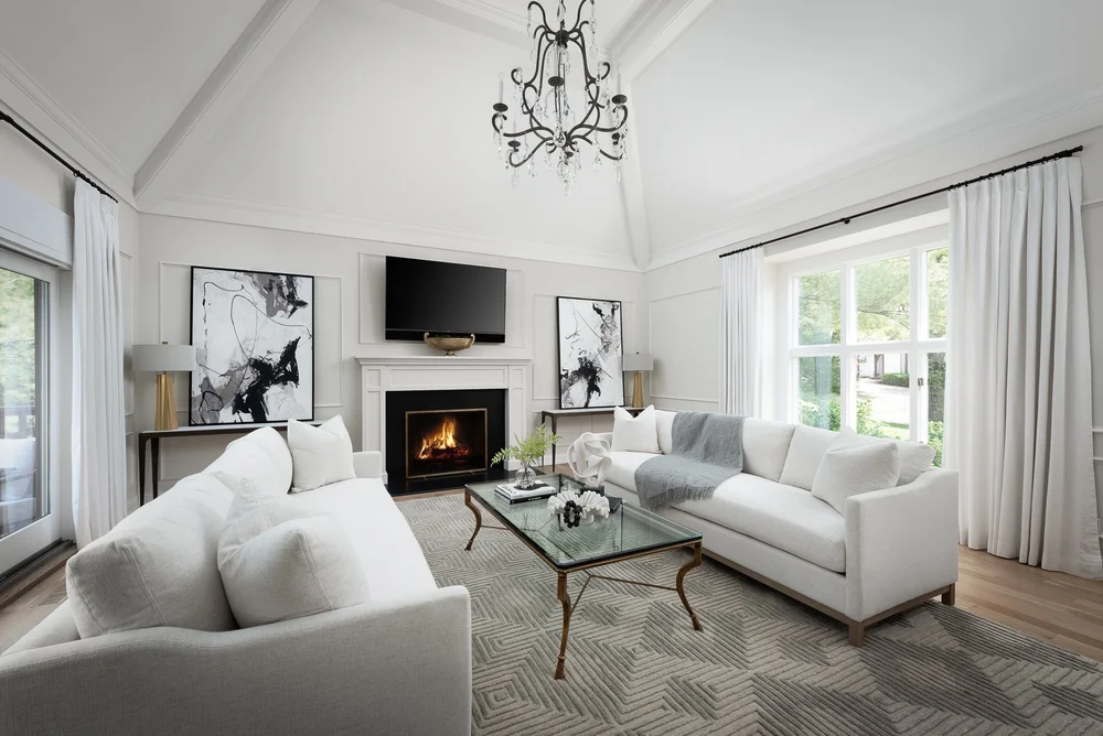 Refined Comfort Living Room with Neutral Tones & Bold Accents — Sarah ...