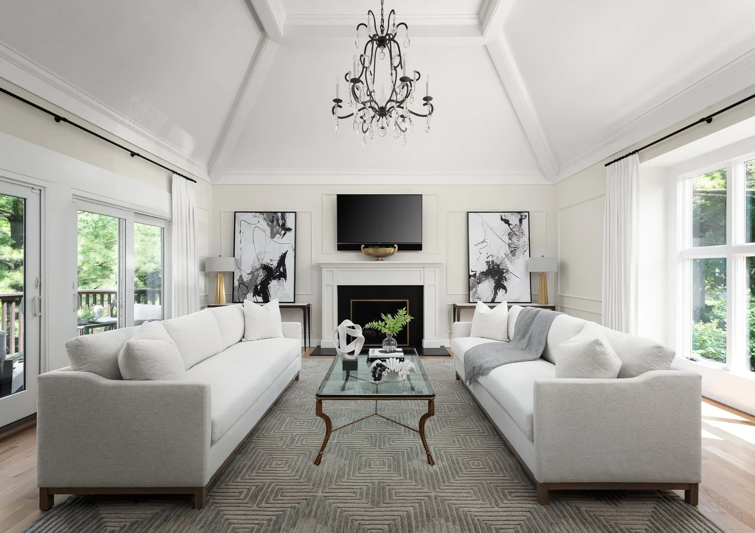 Refined Comfort Living Room with Neutral Tones & Bold Accents — Sarah ...