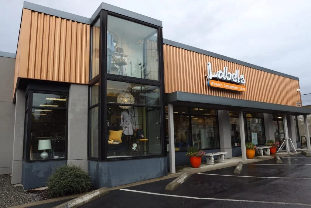 The Northwest Avenue location on an overcast day.