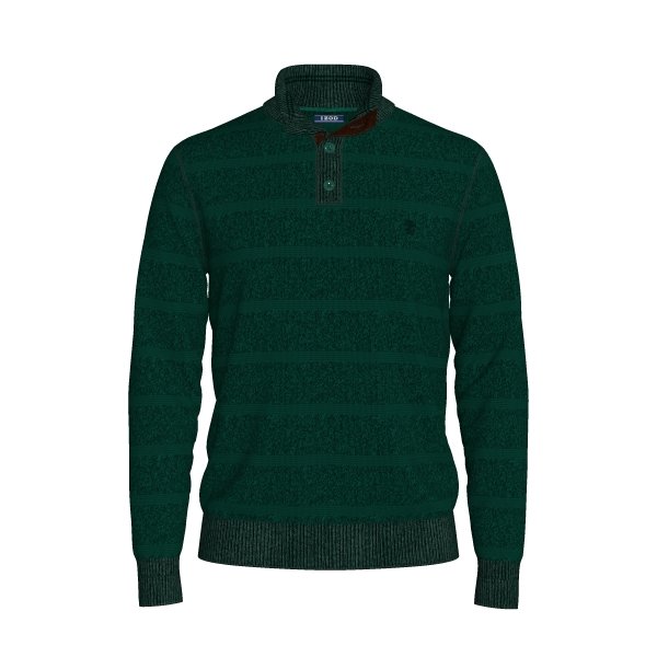 45GS174_7GG TEXTURED BUTTON MOCK_EVERGREEN_BLACK_Front.jpg