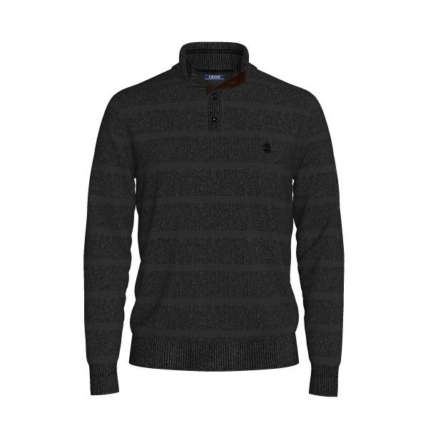 45GS174_7GG TEXTURED BUTTON MOCK_BLACK_ASPHALT_Front.jpg