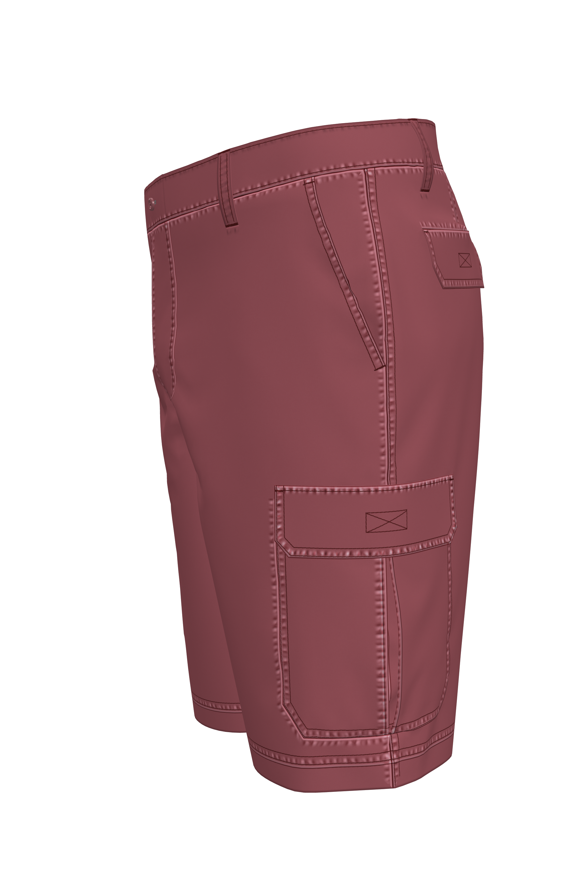 4515211_SOLID CARGO SHORT_SALTWATER RED.png