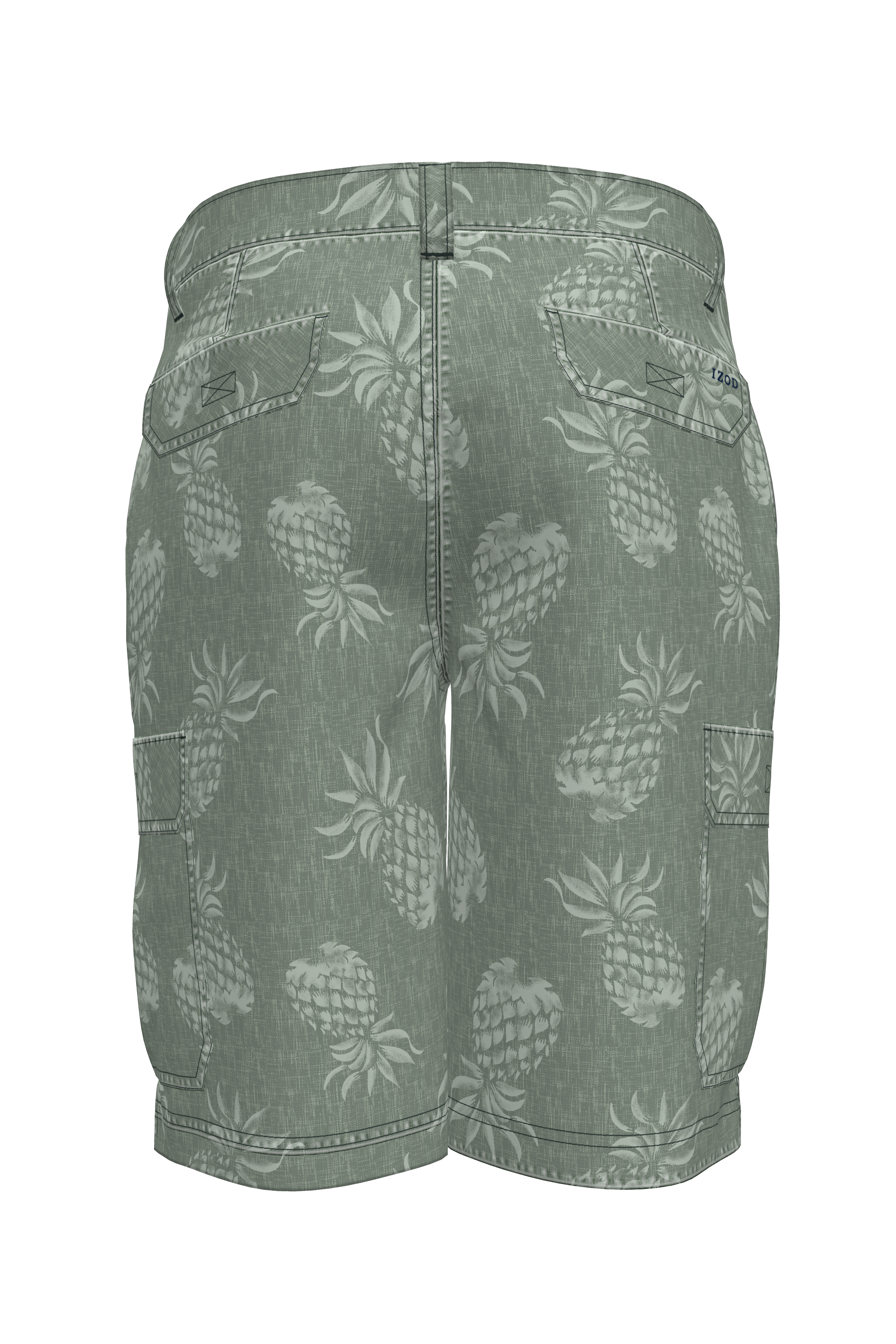 4515207 PRINTED CARGO SHORT_GREEN BAY PRINT_Back.png