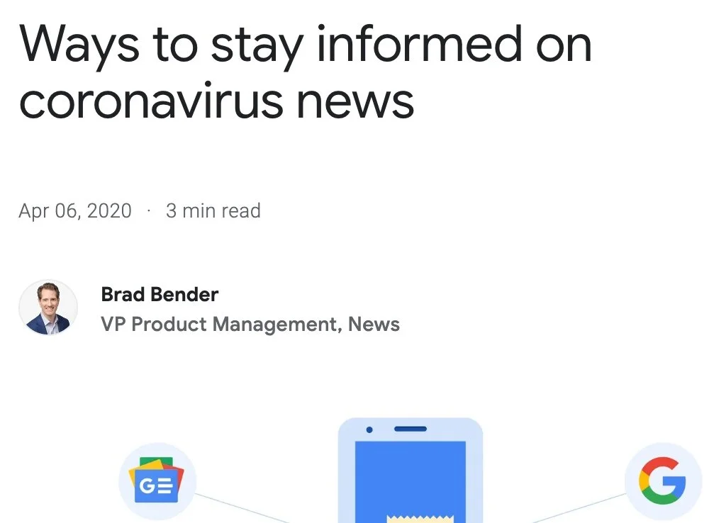Blogpost: Ways to stay informed on coronavirus news