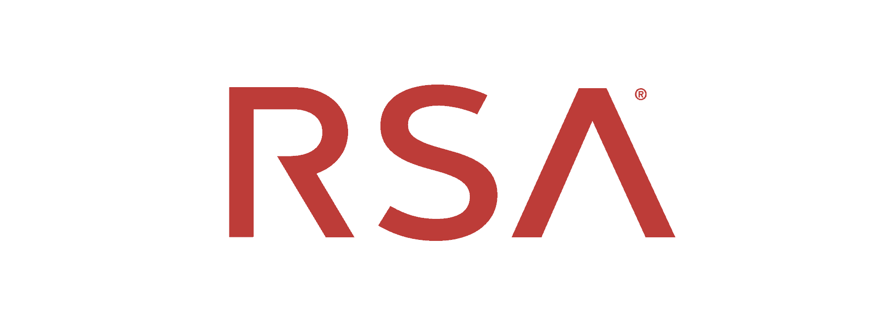 Red RSA logo with registered trademark symbol on a white background.
