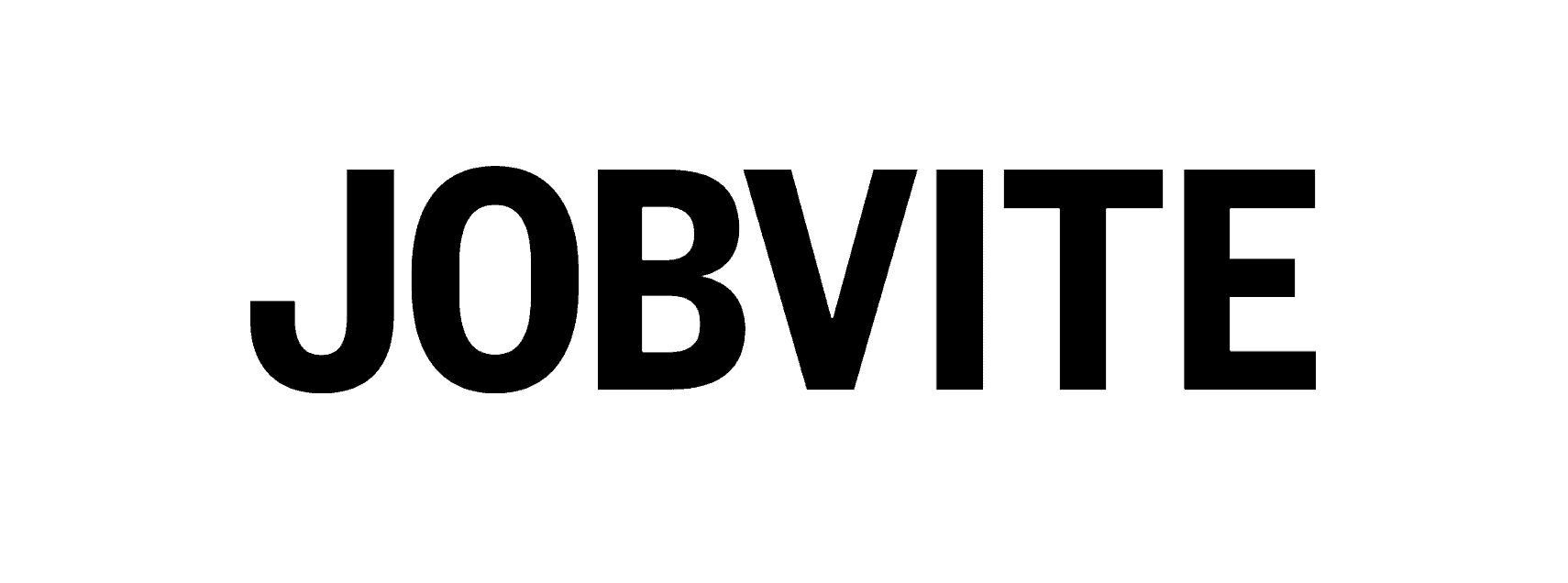 Jobvite logo, black text on white background