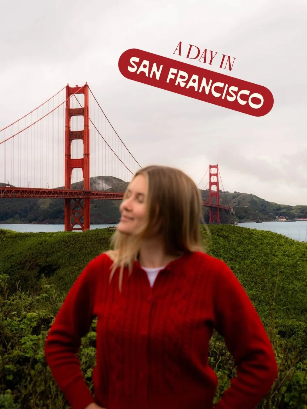 &mdash;&mdash; golden gate girl thru and thru 🌁

A moody, rainy day showing b around my birthplace :) We got our stamp at the Golden Gate Bridge, saw the Painted Ladies or as b calls them - the Bland Ladies 😭, got some work done, ate AMAZING food a