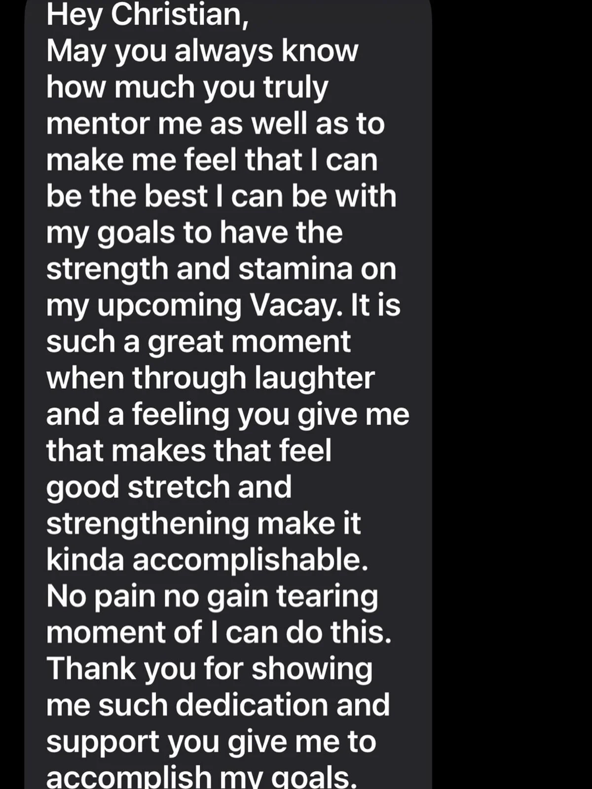 &ldquo;What do we live for, if not to make life less difficult for each other.&rdquo; - George Eliot

I love what I do. I am passionate about helping others feel strong in their body and free in their mind. Im grateful for all of the opportunities th