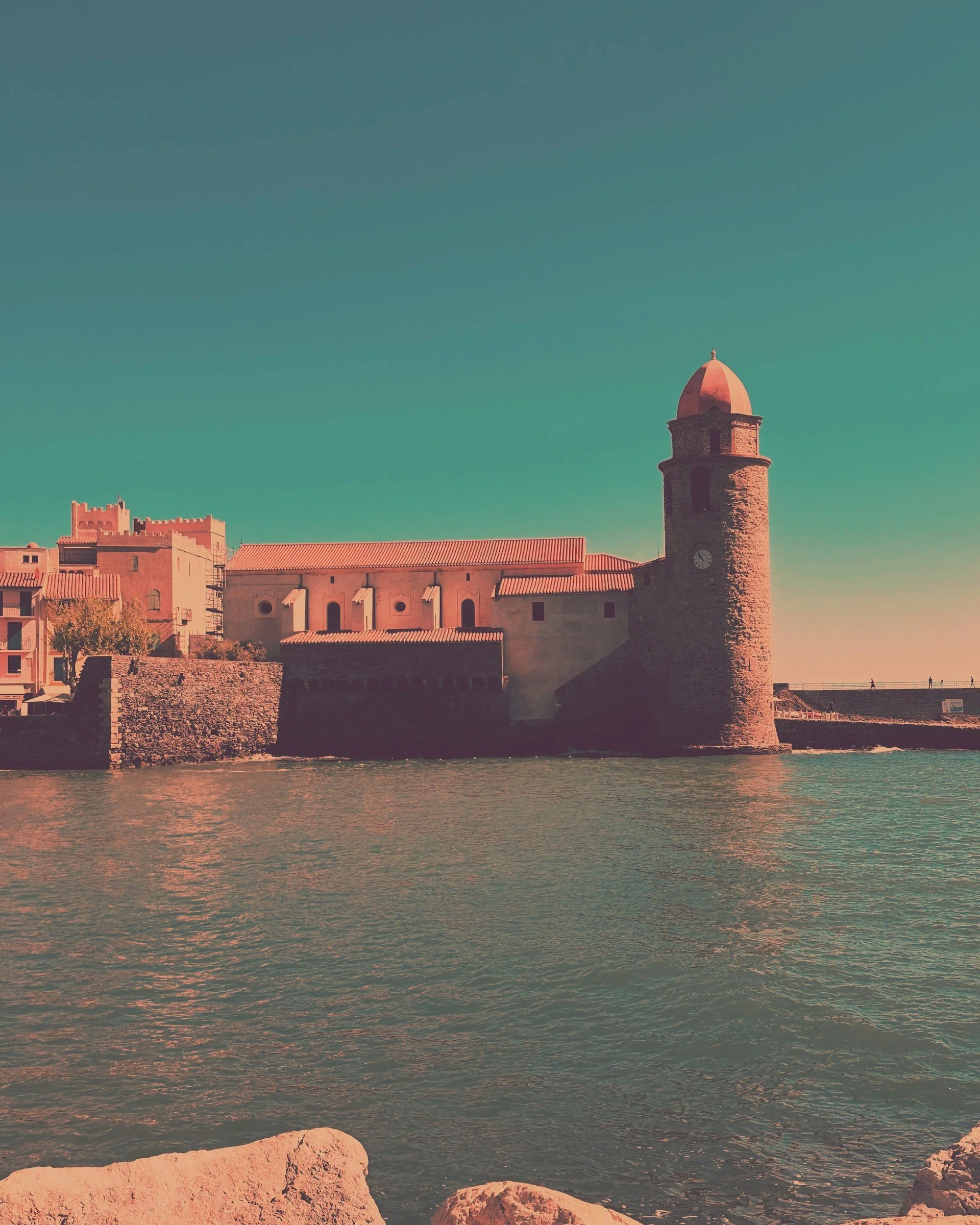 Collioure Church exterior view