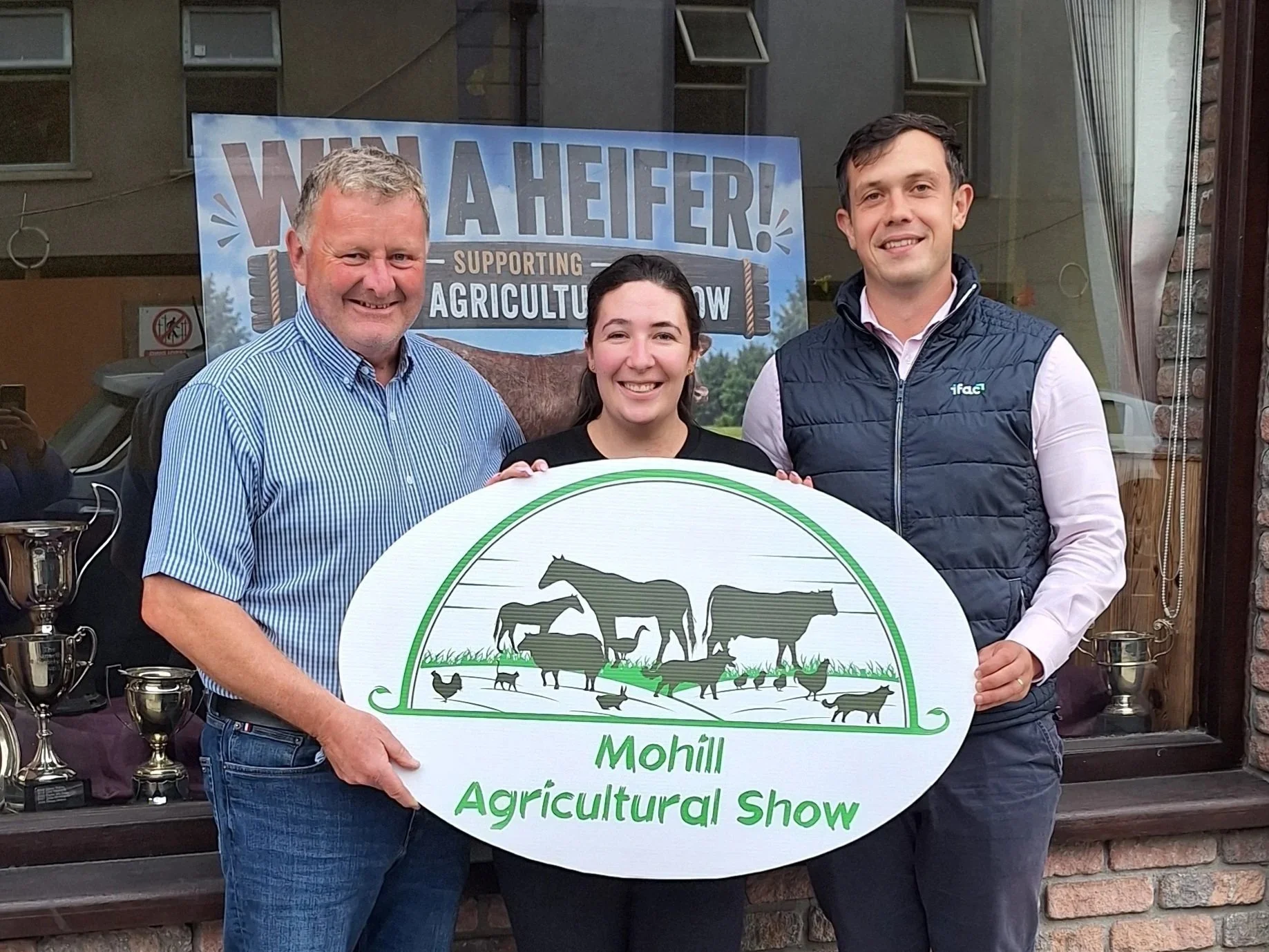  Francis Mc Gowan,Chairman Katie Mulligan Treasurer, & Sponsor Sean Mc Govern Of IFAC