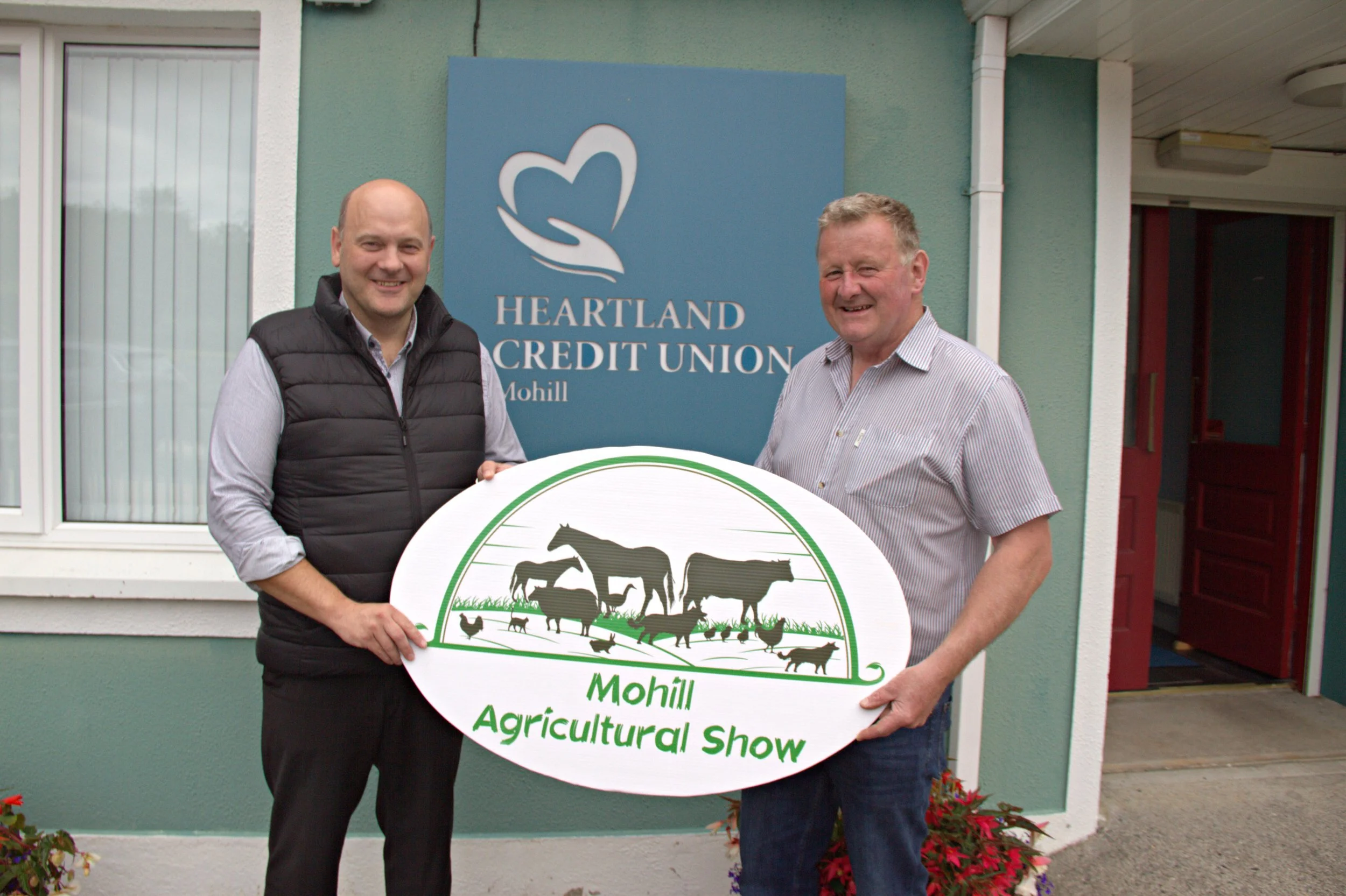 Karl Johnson, Head of Lending, Heartland Credit Union along with Francis Mc Gowan Chairman