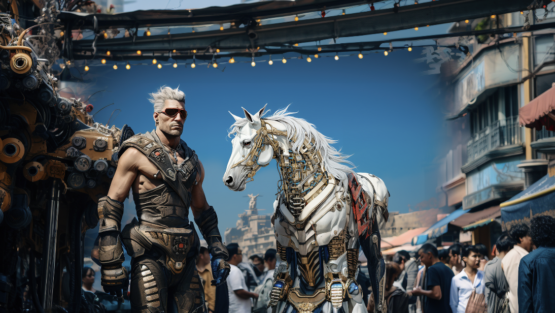 Post apocalyptic bulls - Artist - Chazz Gold