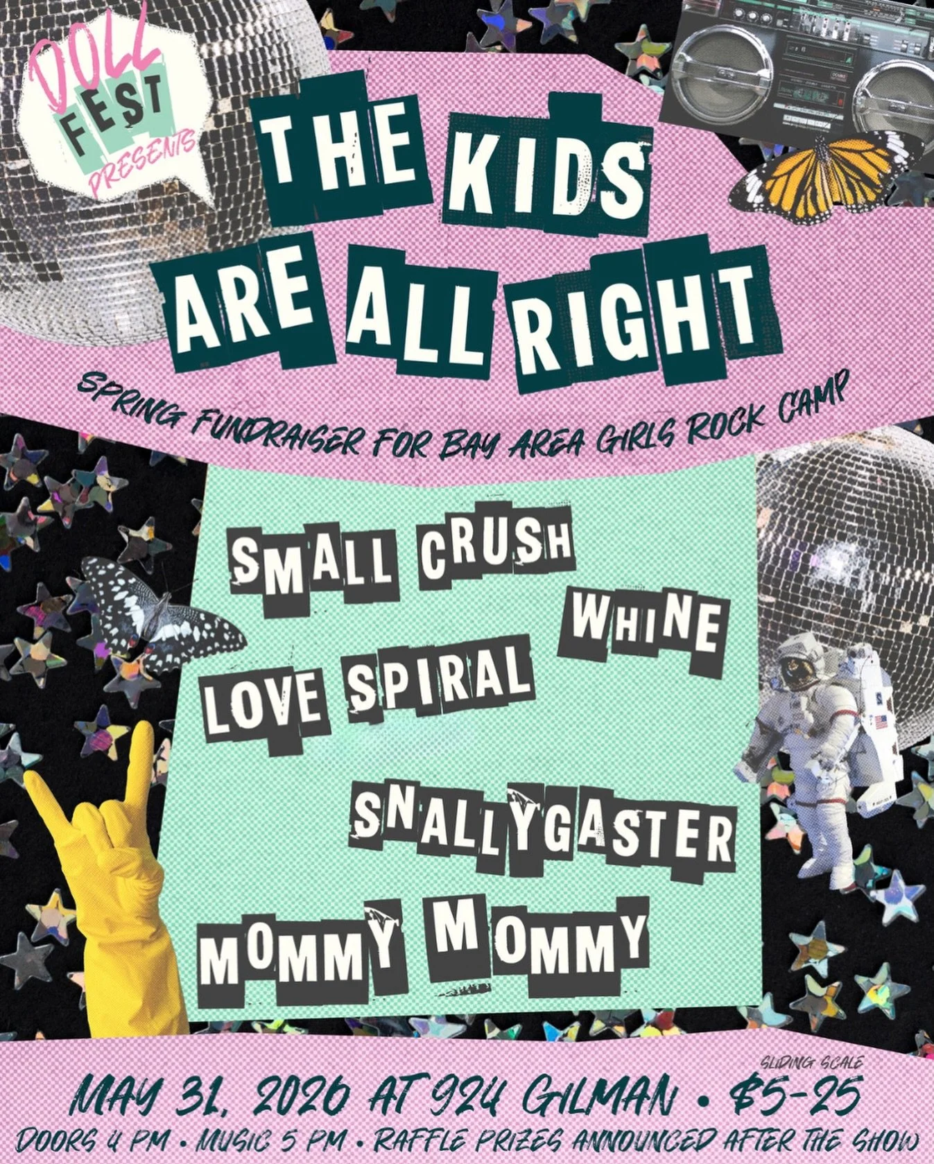 The Kids ARE Alright!!! 
And will be more alright with YOUR help!

We are SO excited to announce our fundraiser partnership with Bay Area Girls Rock Camp for their Spring fundraiser! 

Many non-profits of today are at risk of loosing some or all of t