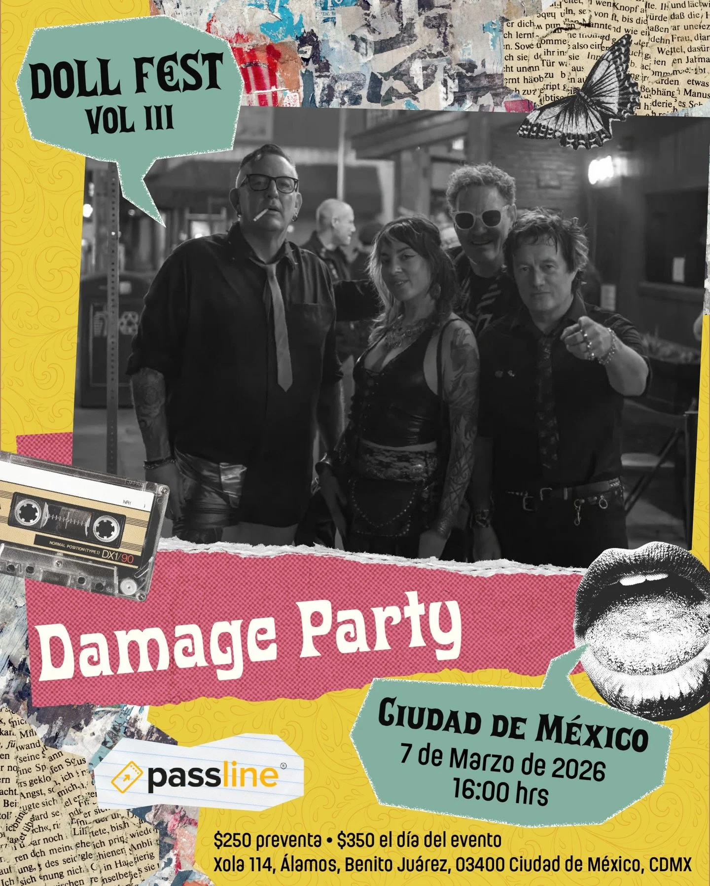 &iexcl;&iexcl;A las 18:30 HRS 7 de Marzo!!

Damage Party (US) en Gato Calavera, CDMX

Puertas 16:00
Passline o Gato Calavera para sus boletos 🎟️