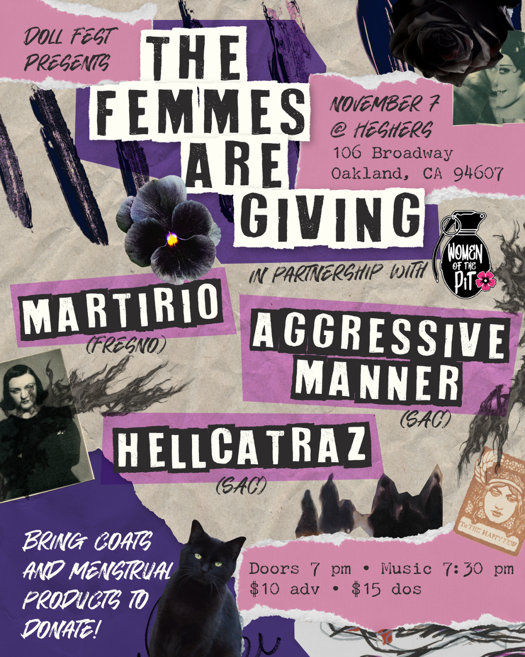 Doll Fest &amp; Women of the Pit Presents: The Femmes Are Giving