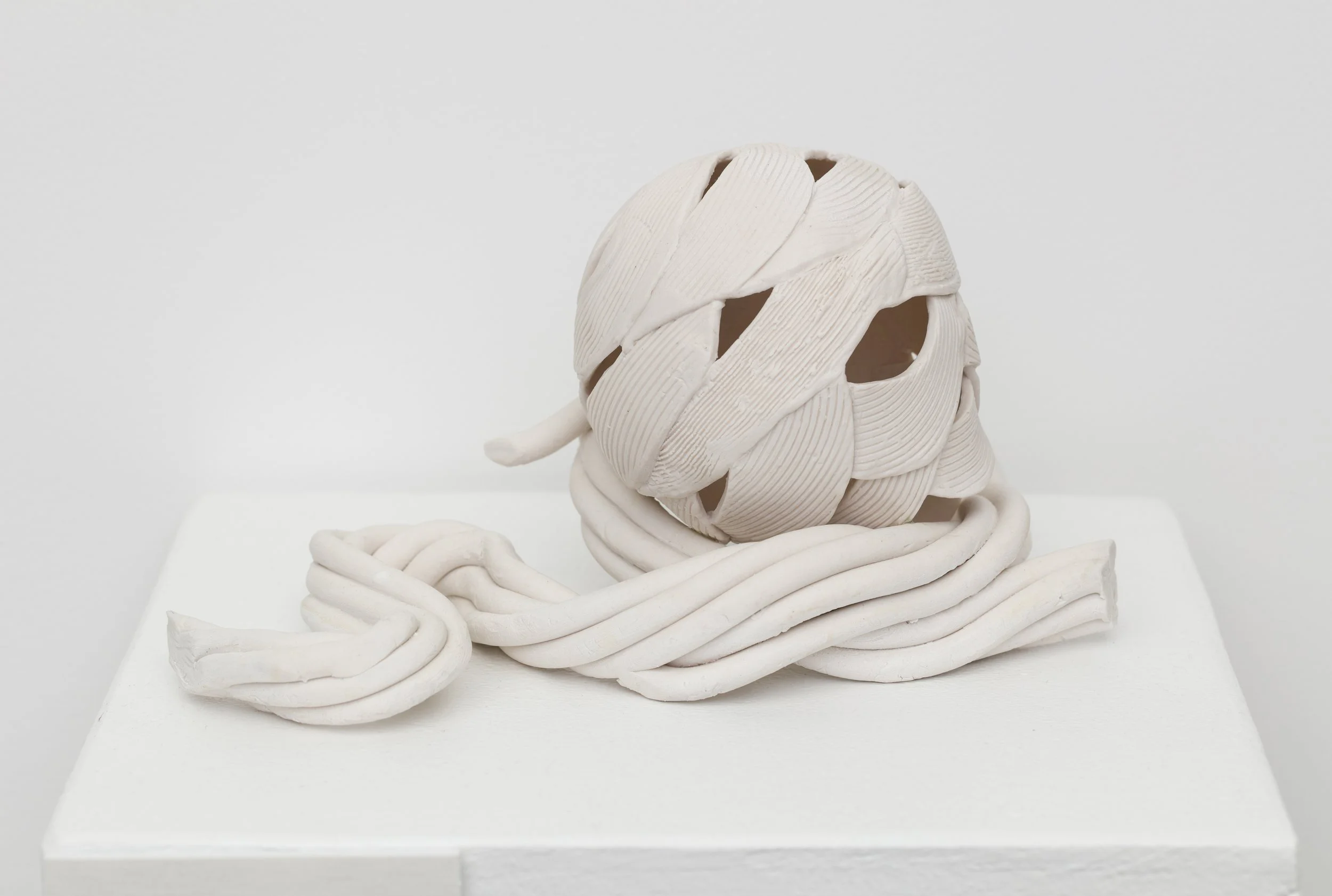 Nestled, 2025, Porcelain, 7x11x6 inches 