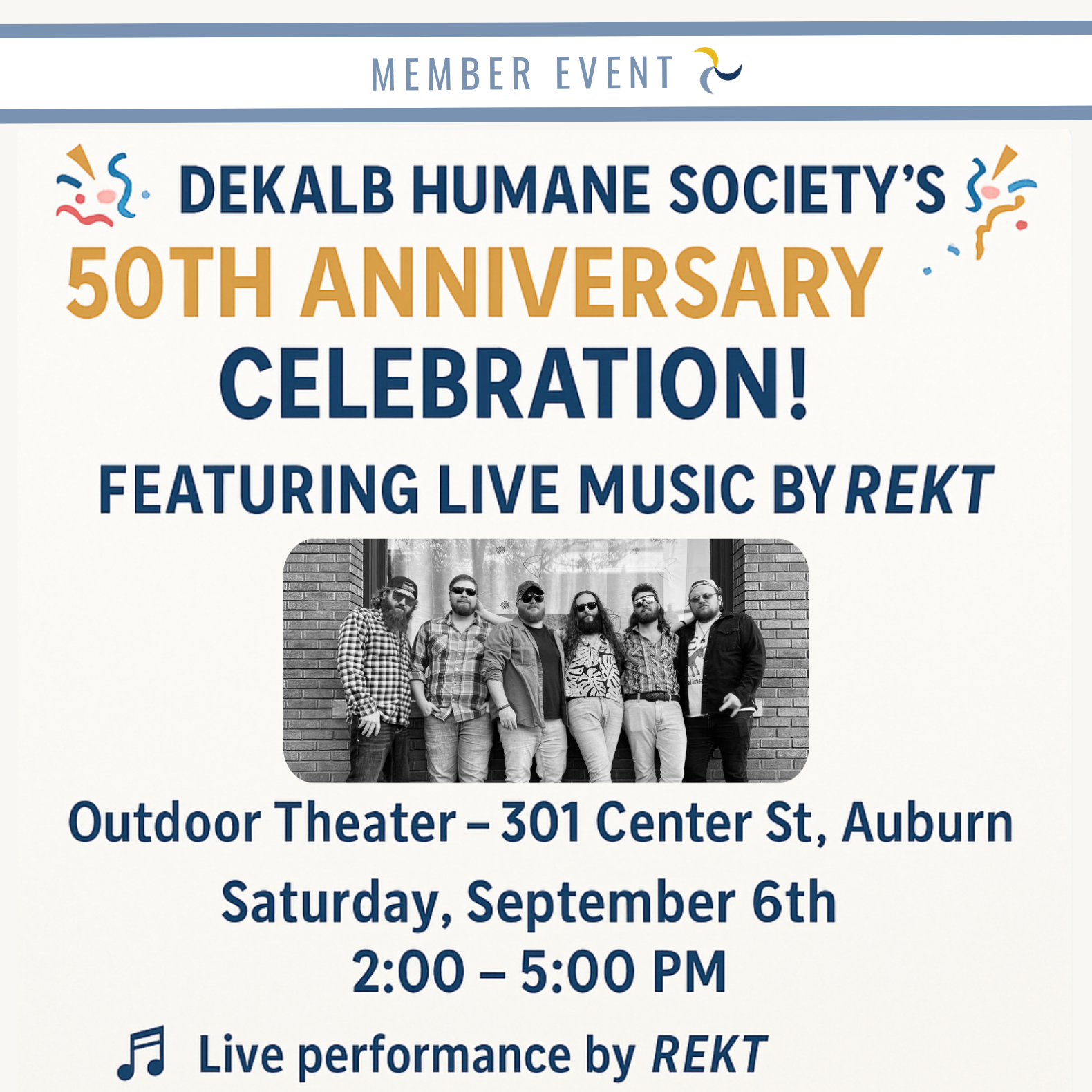 Get REKT for Rescue – Outdoor Benefit Concert