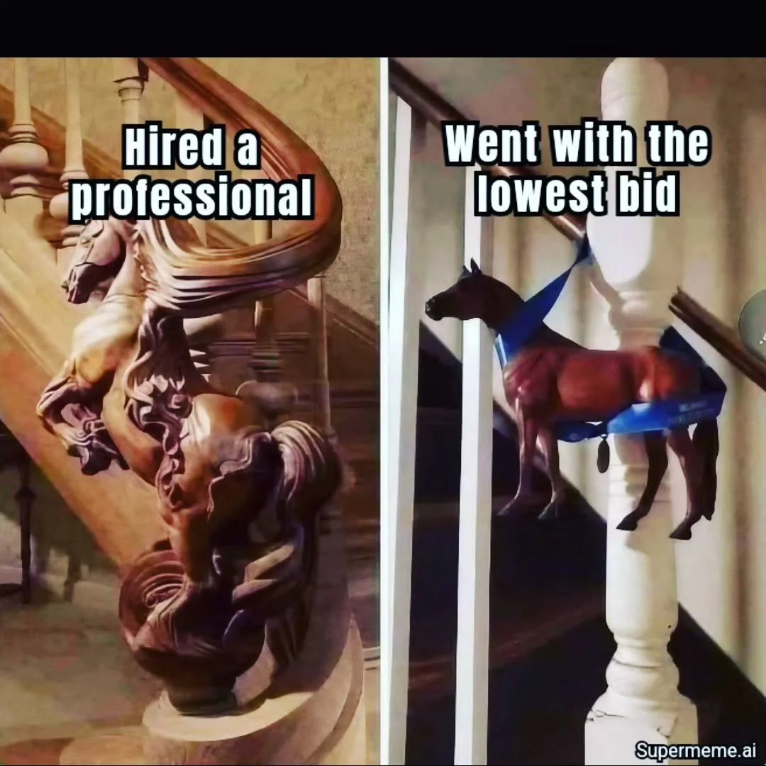 **&quot;The Cost of Cutting Corners: Quality vs. Cheap Remodels&quot;** 

When it comes to remodeling your home, the lowest bid isn&rsquo;t always the best choice. While a cheap remodel might look appealing upfront, it often comes with hidden costs&m