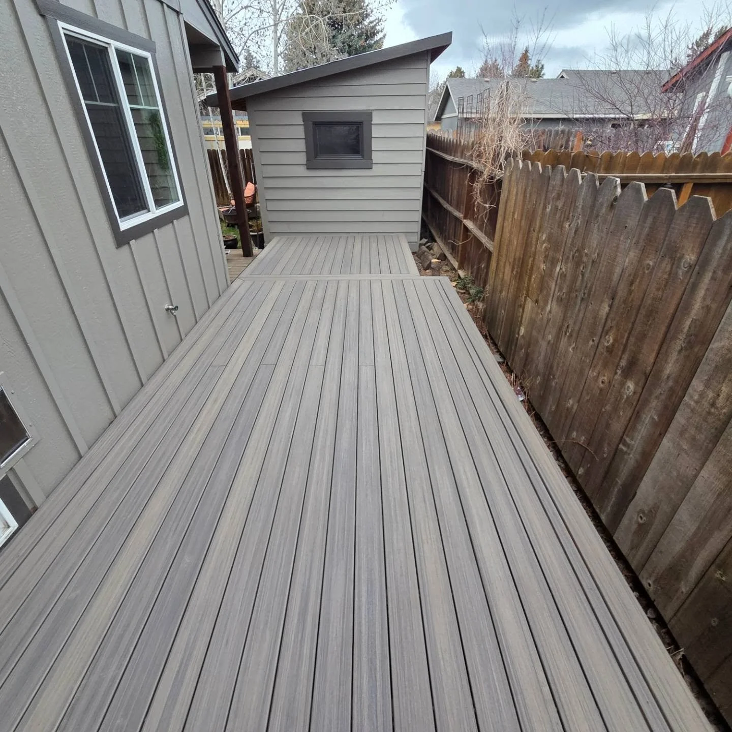 Another Composite Deck Remodel in the Books!

We just wrapped up another beautiful composite deck remodel, and the results speak for themselves. This project gave our client a low-maintenance, long-lasting outdoor space that&rsquo;s ready for all the
