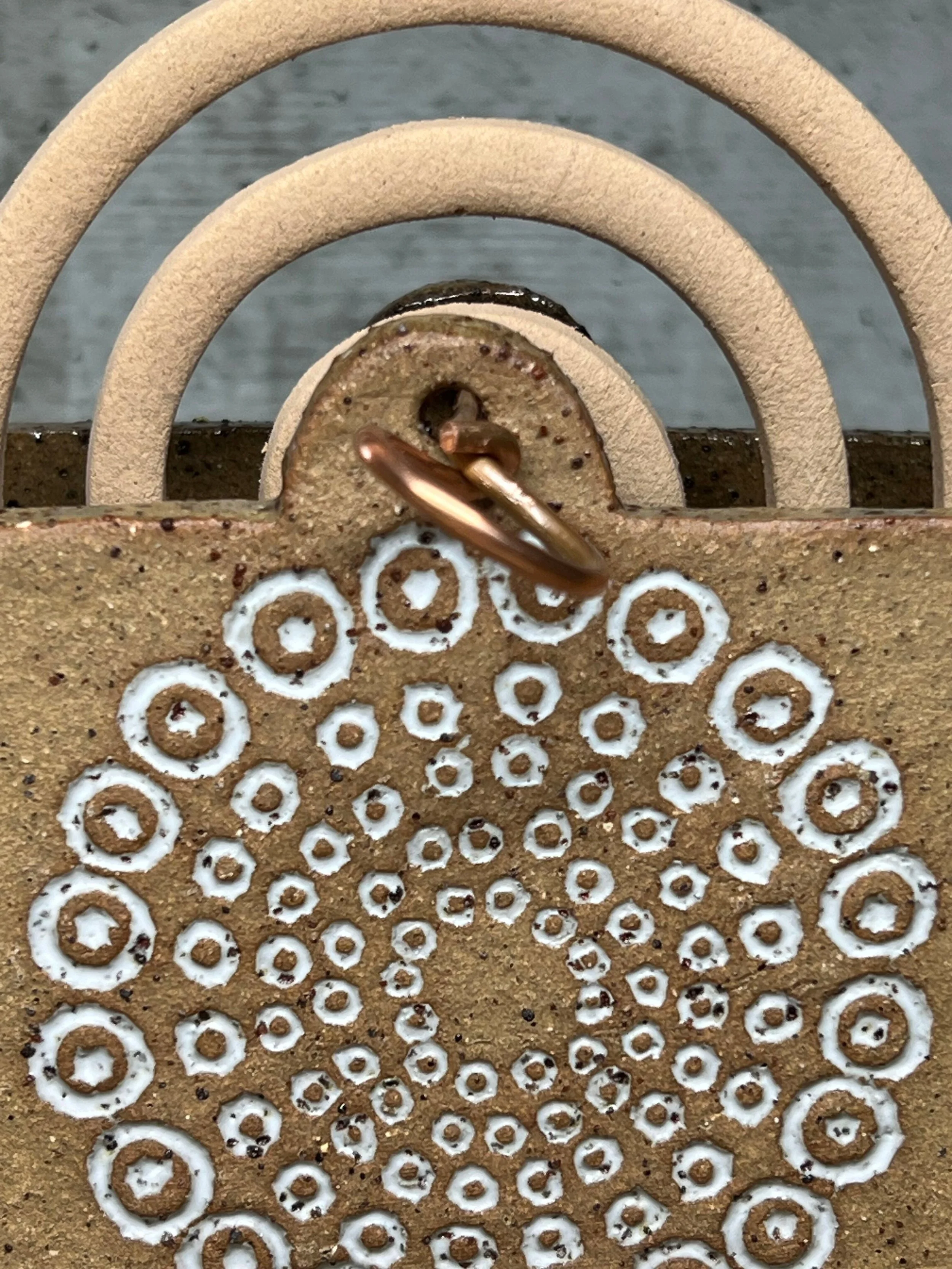 handcrafted mozzie coil holder, made from durable stoneware clay and finished with a white glaze inlay white.