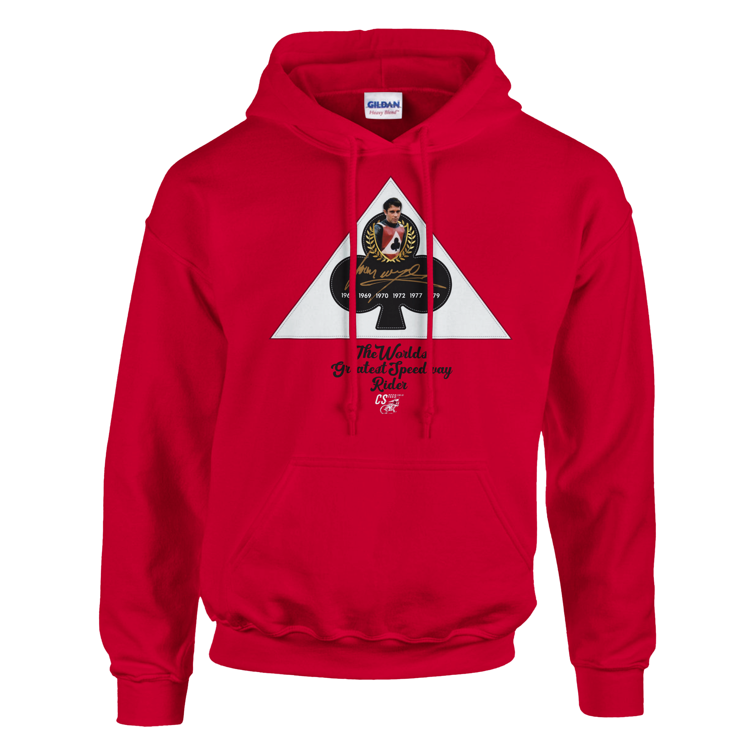 BVA Ivan Mauger Tribute Hoodie - Red