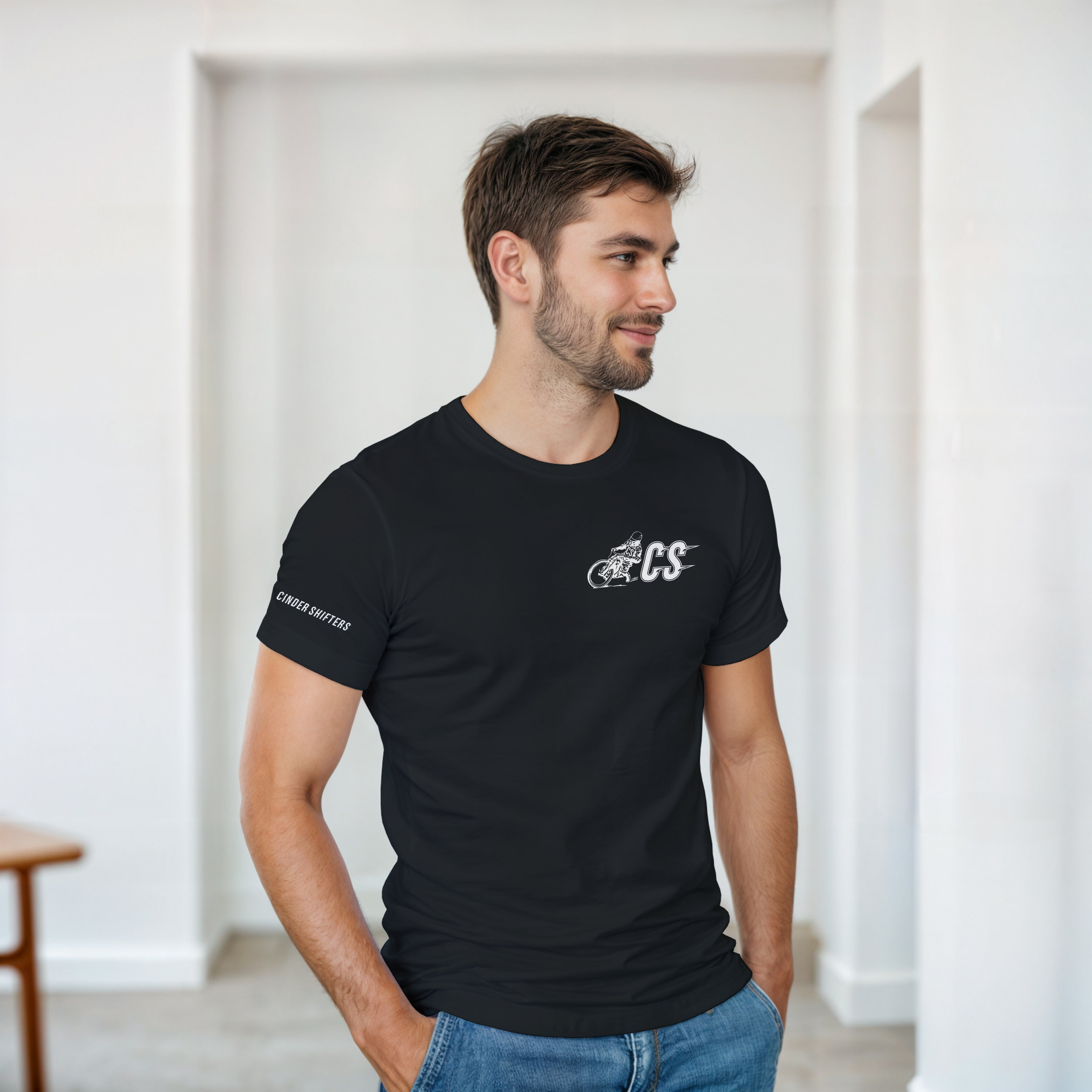 CS CinderShifters_LogoBrandTee_Black_modelfront.png