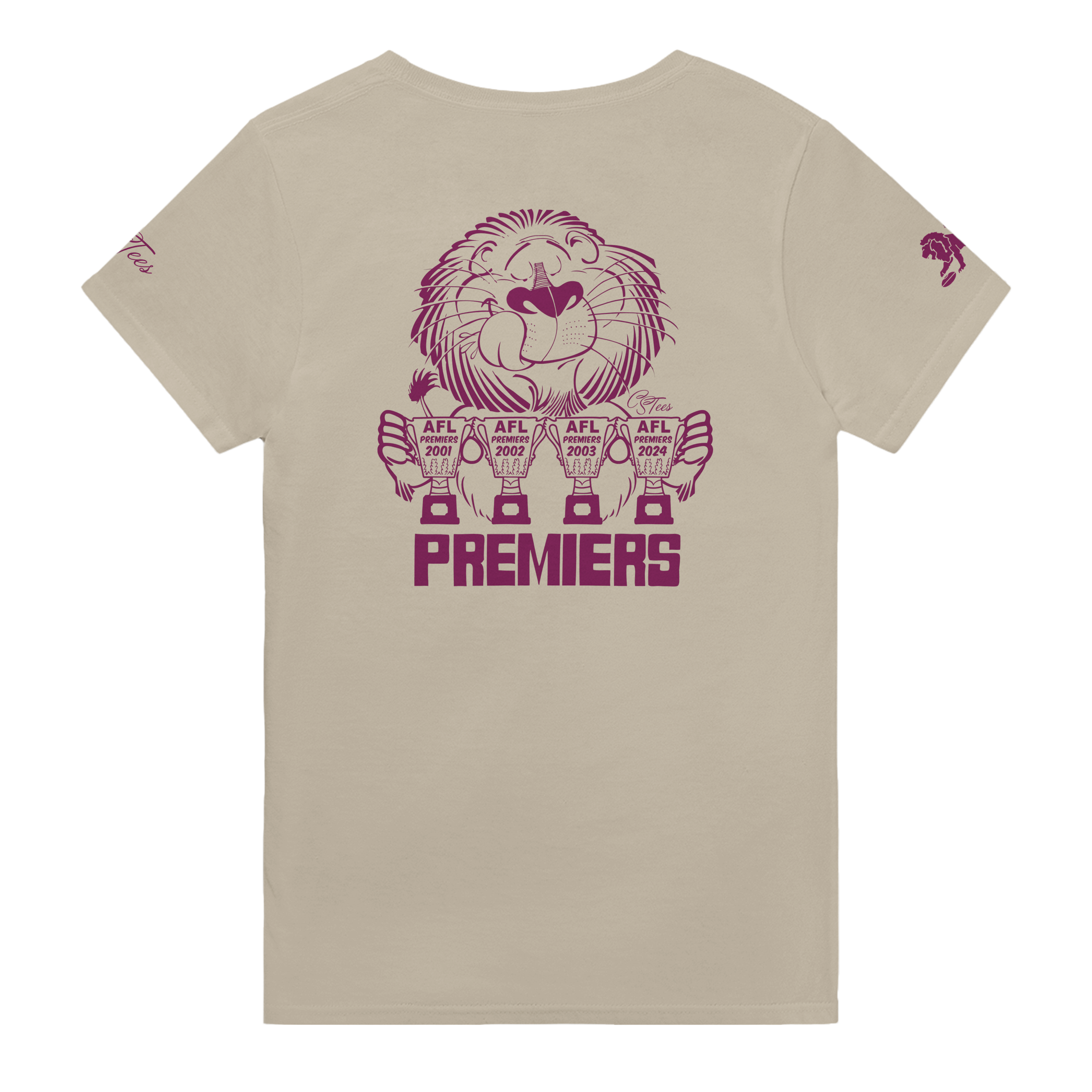 CSTees_LIONSPremiers_Tee_MAROONonSand_back.png