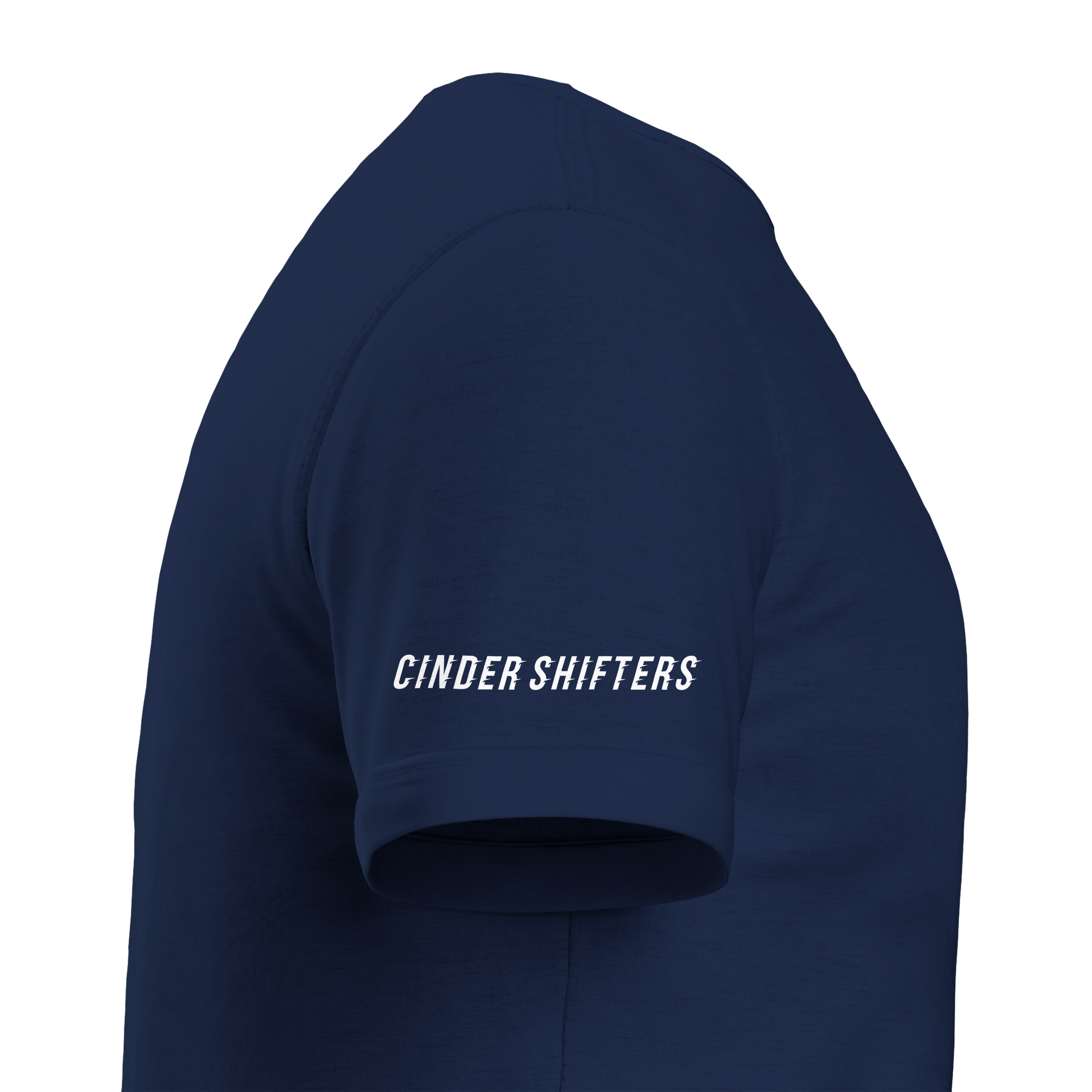 CS CinderShifters_LogoBrandTee_Navy_sleeve-right.png