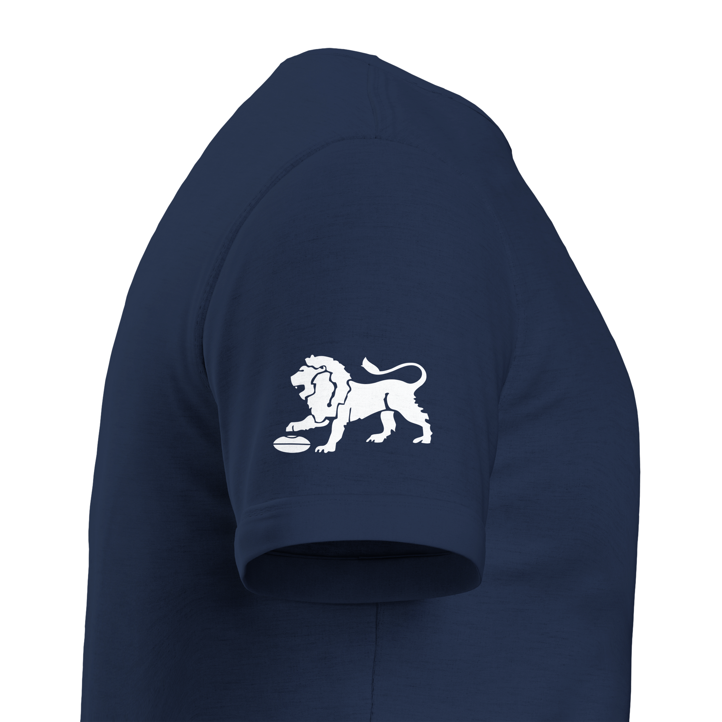 CSTees_LIONSPremiers_Tee_WHITEonNavy_sleeve-right.png