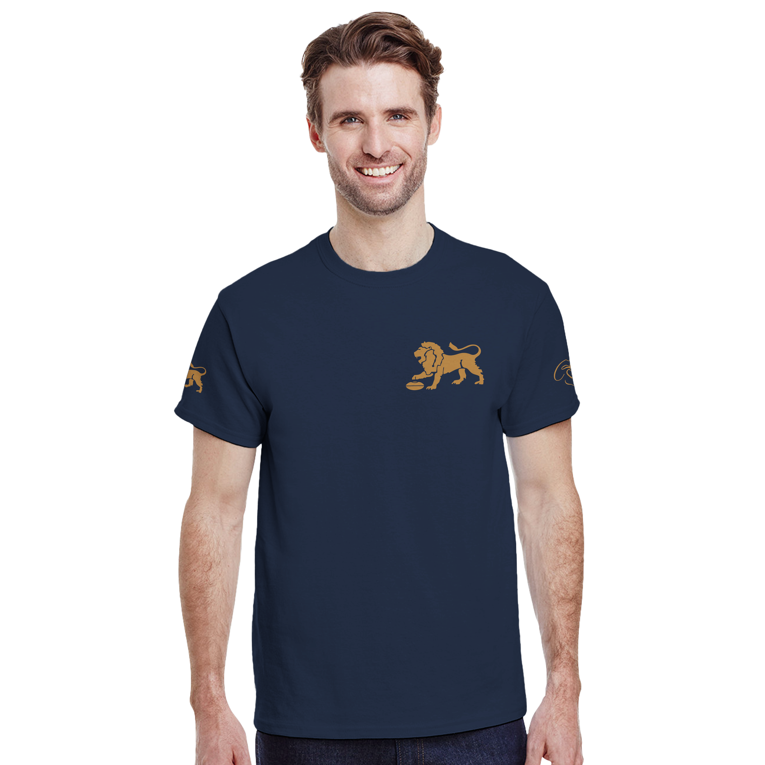 CSTees_LIONSPremiers_Tee_GOLDonNavy_frontshow.png