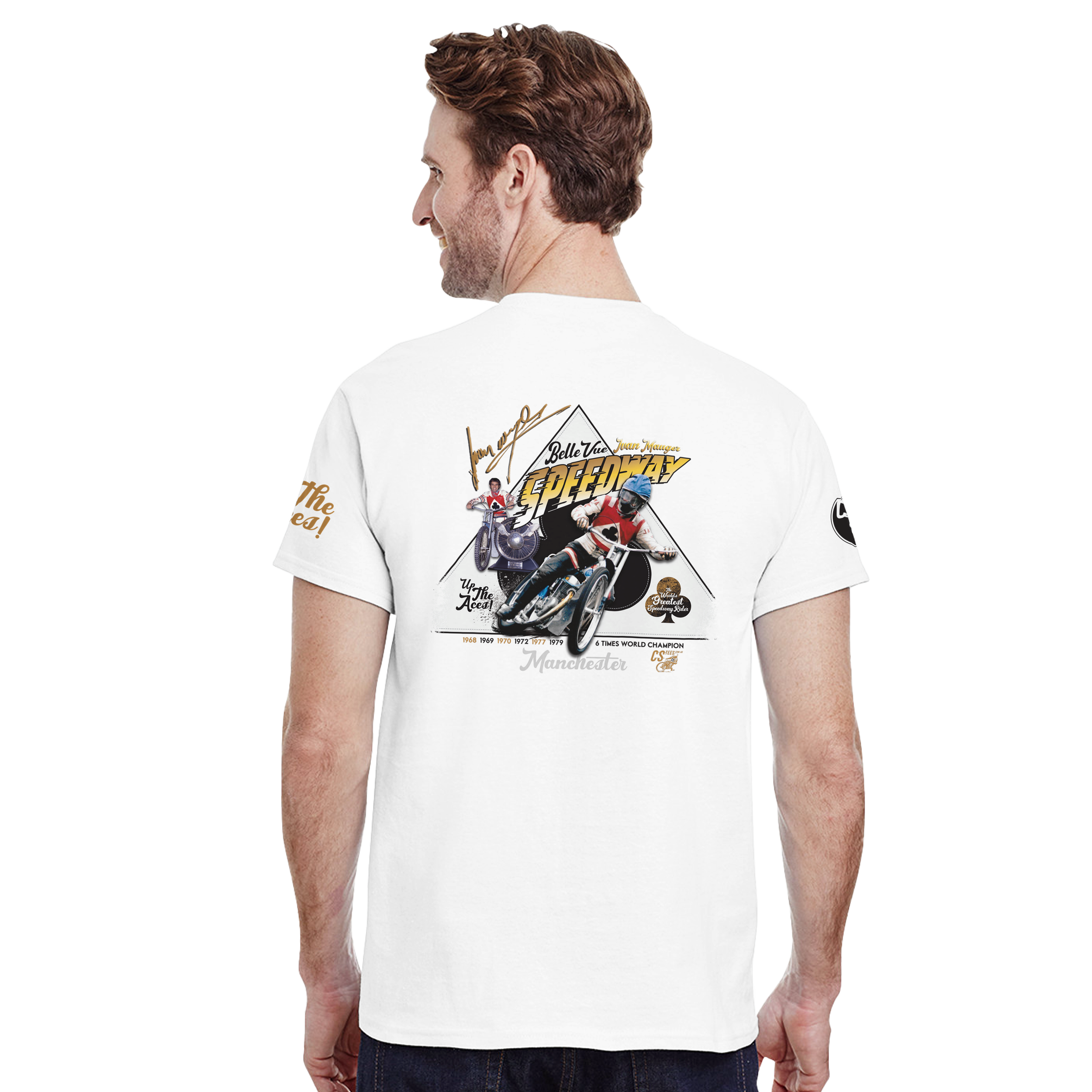 BVA Ivan Mauger Tribute Tee - White