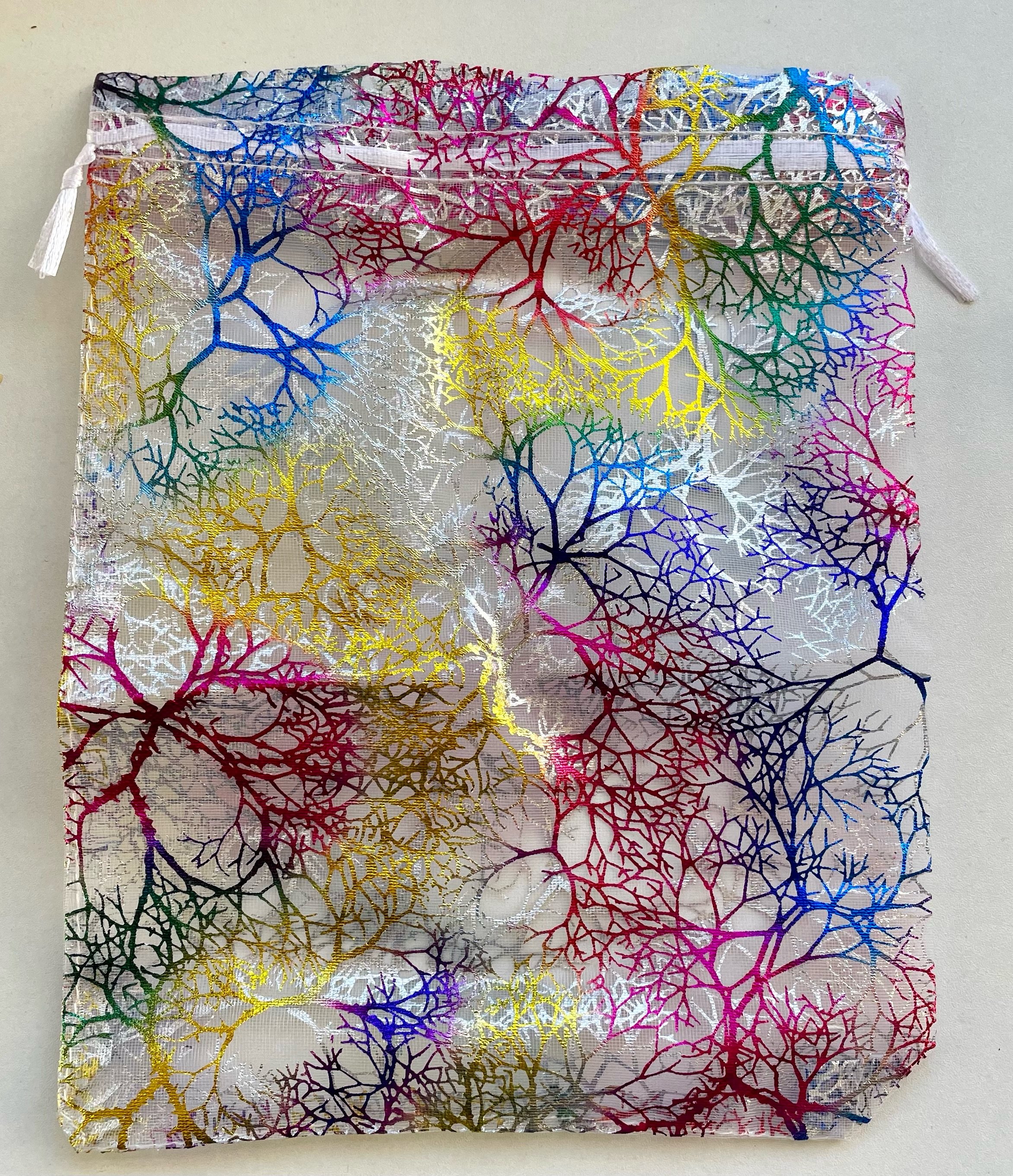 Here to Help Cards nylon mulitcolored bag for holding decks.jpeg