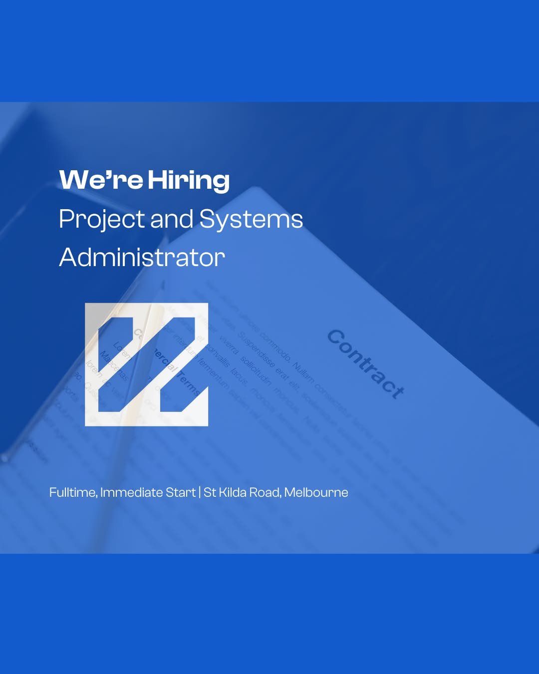 Project &amp; Systems Administrator (Civil Construction)
St Kilda Road, Melbourne | Full-time | Immediate Start

Join us and support major civil projects across tenders, contracts, procurement, systems, and document control. Work closely with commerc