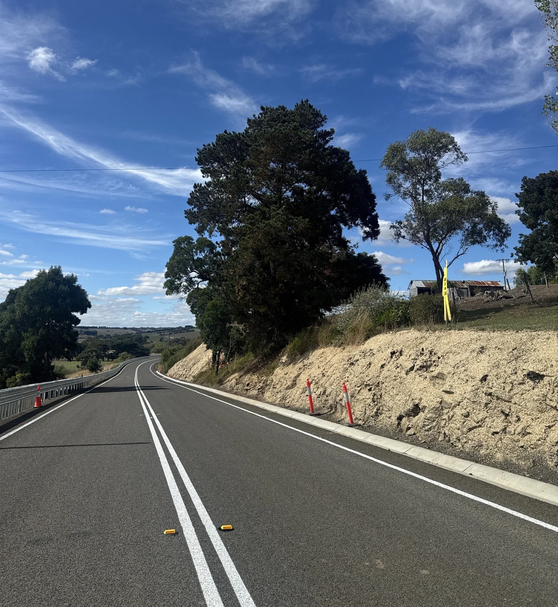 🚧 Project Update | Cobden&ndash;Stonyford Road Upgrade 🚜

Great progress on the Dairy Supply Chain Road Upgrades project we&rsquo;re delivering for @transport.victoria with Cobden&ndash;Stonyford Road now reopened!

✅ All major works are now comple