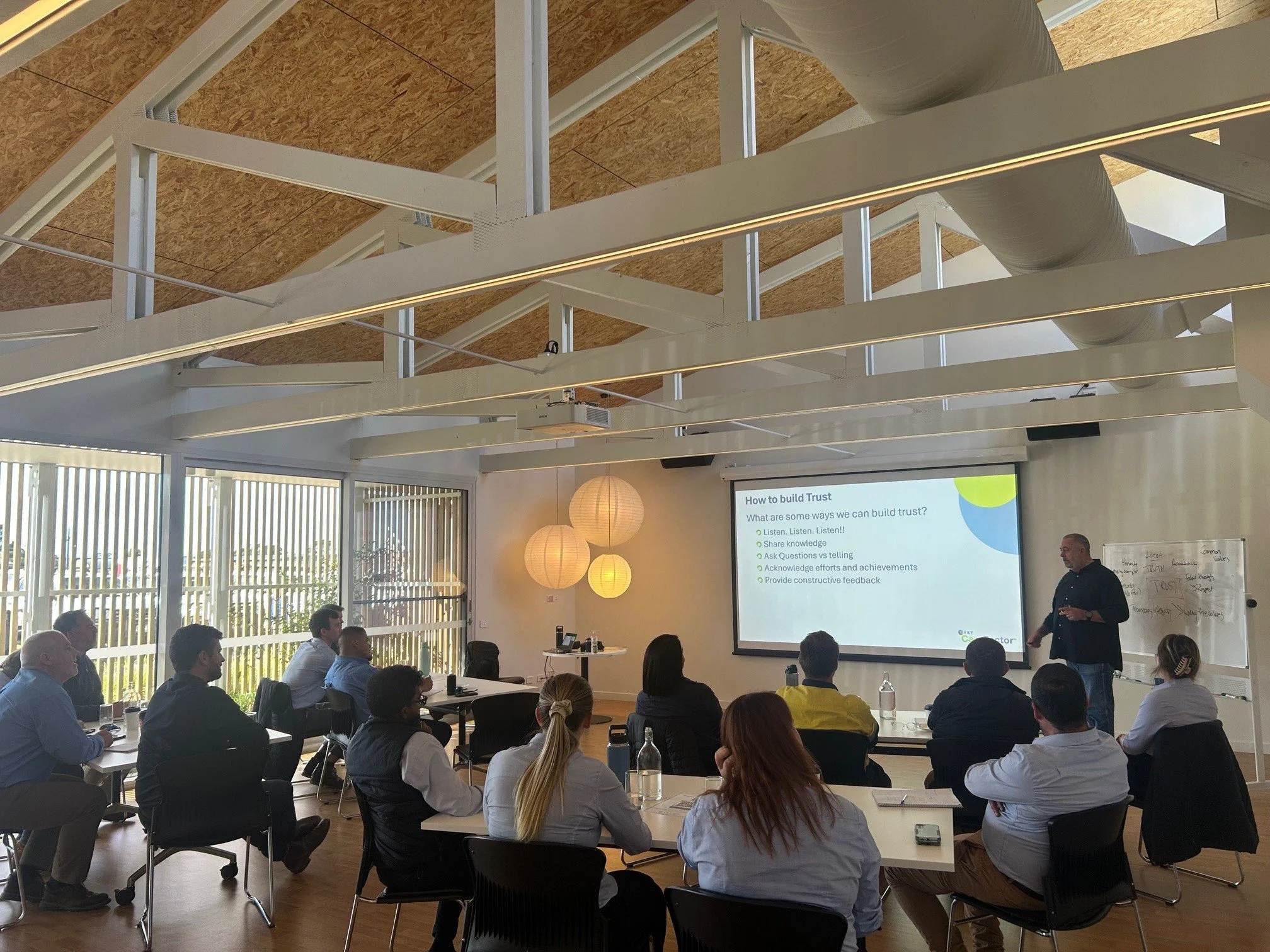 We recently partnered with GYST to deliver a two‑day Leadership Program focused on building trust, psychological safety, and leadership behaviours that strengthen team culture and performance.

The program was designed to help leaders better understa