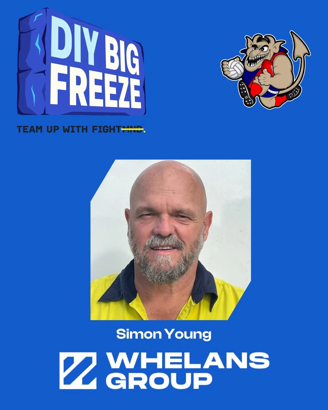 We're incredibly proud to support our own, Simon Young, who is taking part in this year&rsquo;s DIY Big Freeze hosted by @bairnsdalefnc to raise vital funds for FightMND.

By braving the cold, Simon is helping raise awareness and money for research i