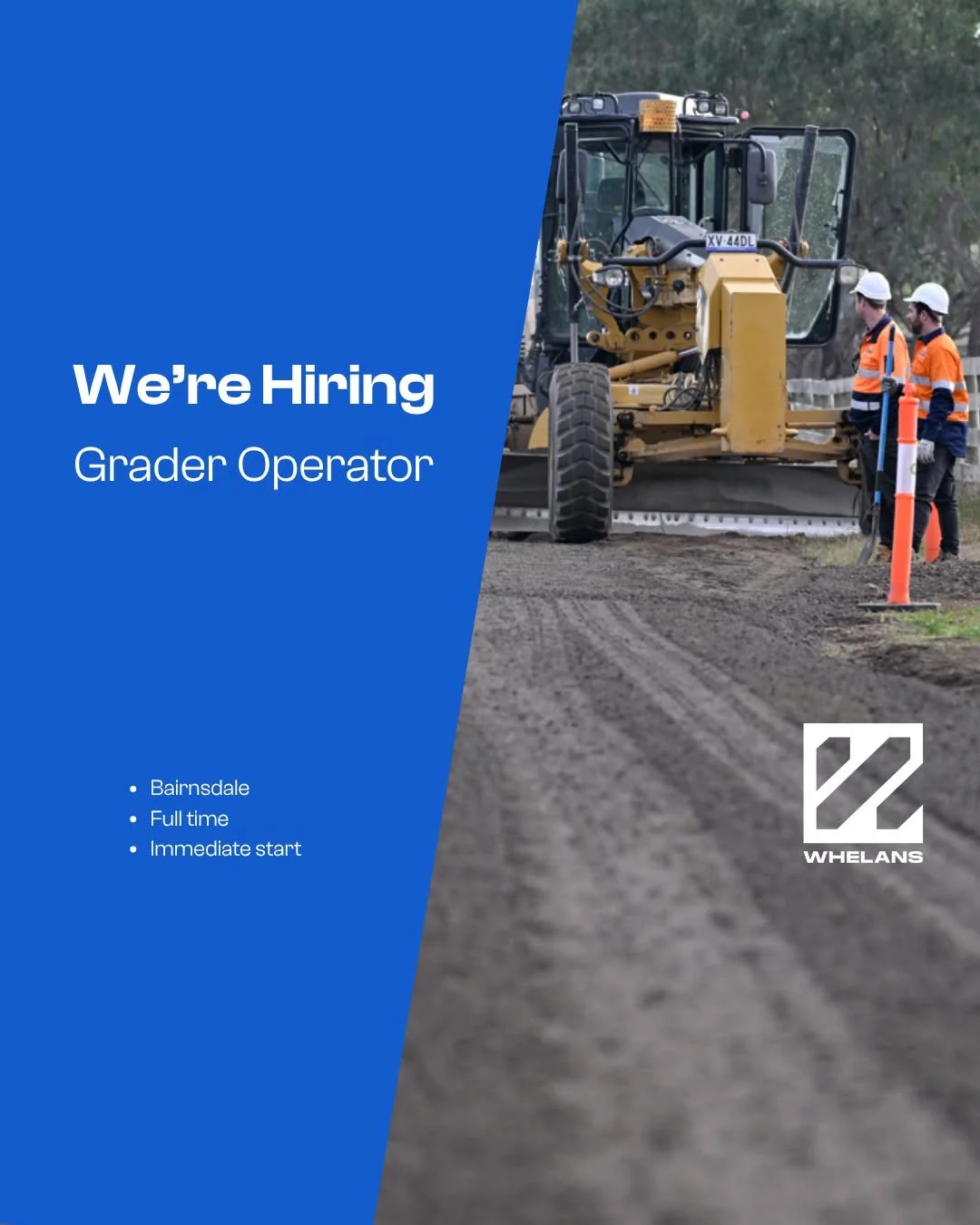 GRADER OPERATOR 
Bairnsdale &amp; East Gippsland | Full-time | Immediate start

We&rsquo;re recruiting an experienced Grader Operator to join our Road Maintenance team. If you take pride in precision work and leaving a clean, smooth finish, we want t