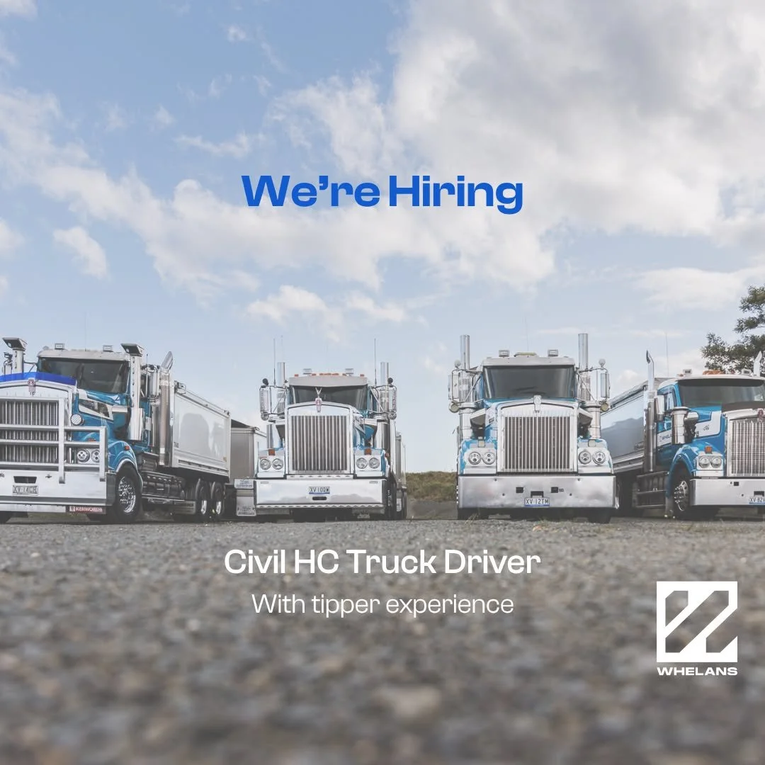 HC TRUCK DRIVERS WANTED 
2 FULL‑TIME ROLES
Bairnsdale, VIC

We are on the hunt for experienced HC Truck Drivers to join our growing team.
✅ Auto Ejekta &amp; Manual End Tipper Quads
✅ Mostly local work (some work away)
✅ Great fleet &amp; supportive 