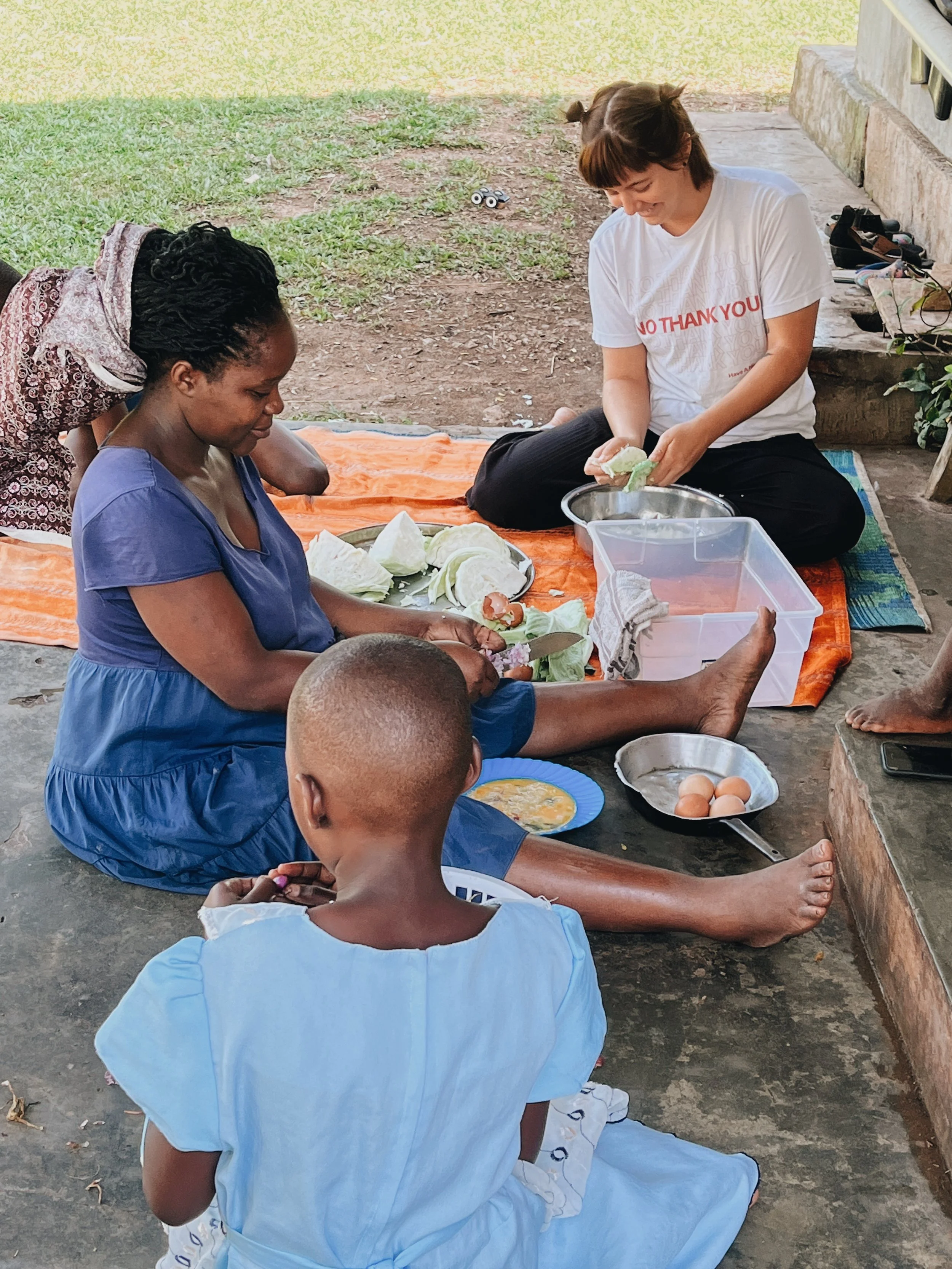 Preparing meals together