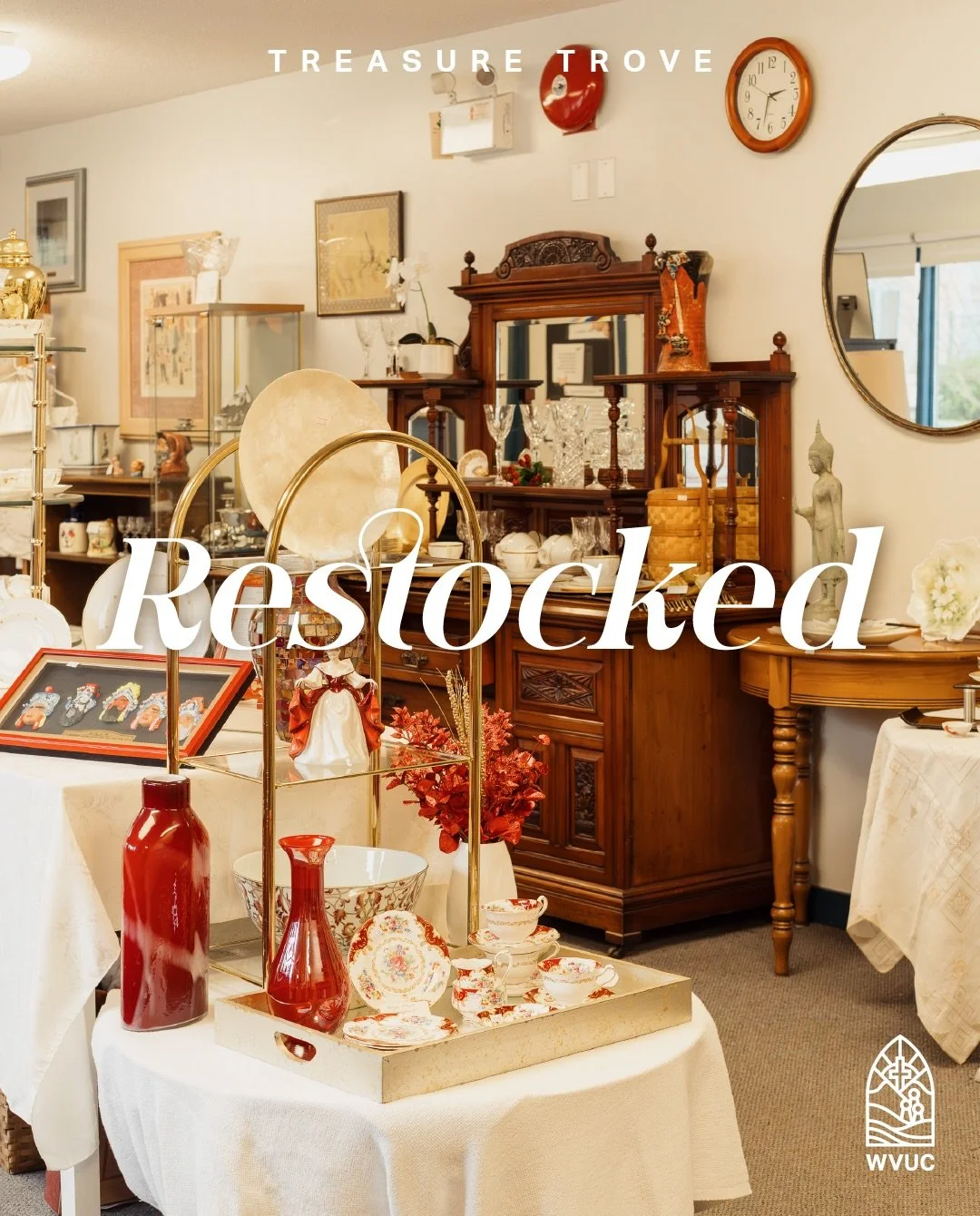 🛍️ Fresh Restock for 2026
Pop in and see what treasures are waiting for you!

#thrift #treasuretrove #westvancouverunitedchurch
