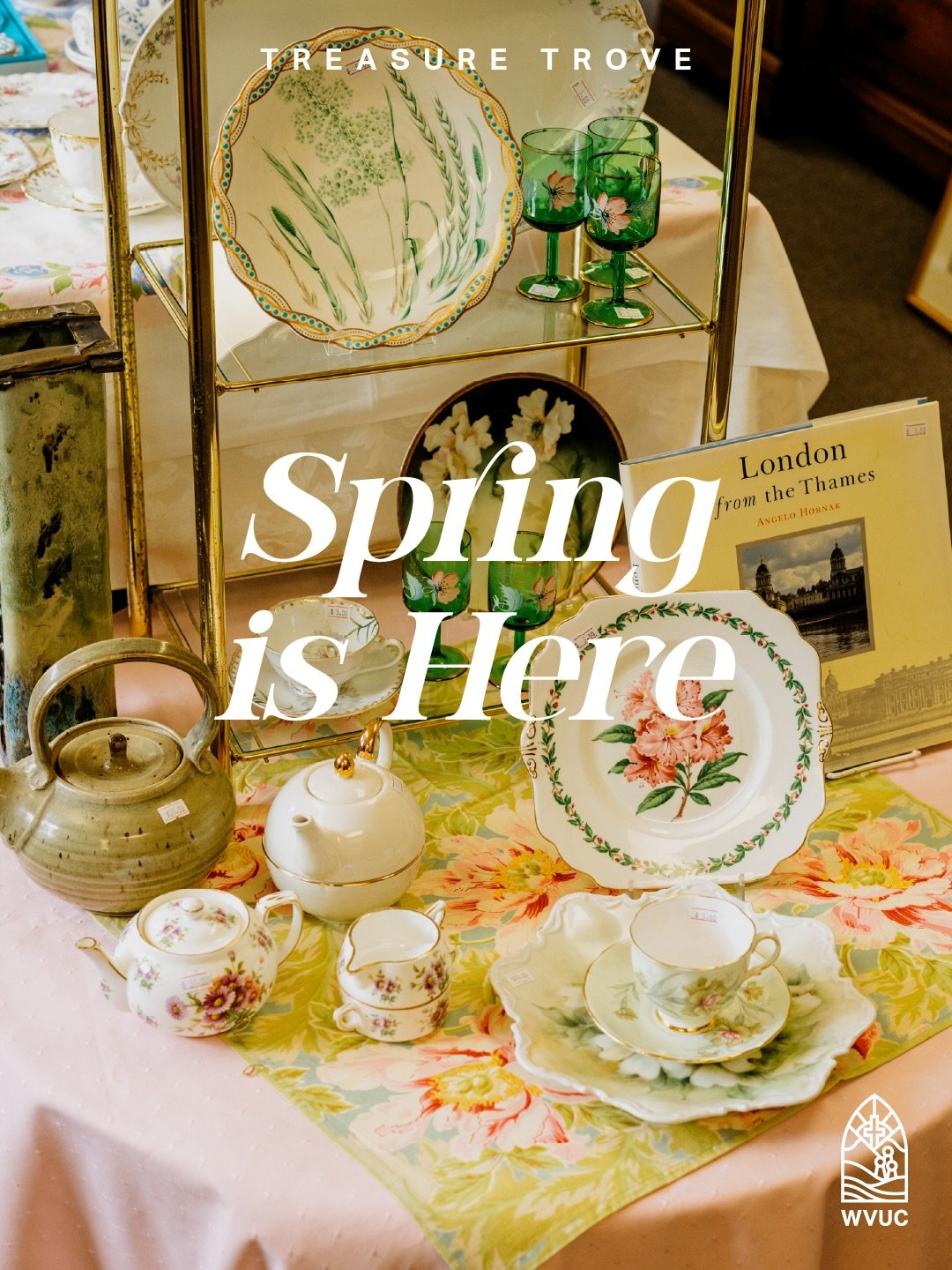 🌼 Spring treasures are waiting at Treasure Trove
Stop by and see what&rsquo;s just arrived!

#thrift #treasuretrove #westvancouverunitedchurch
