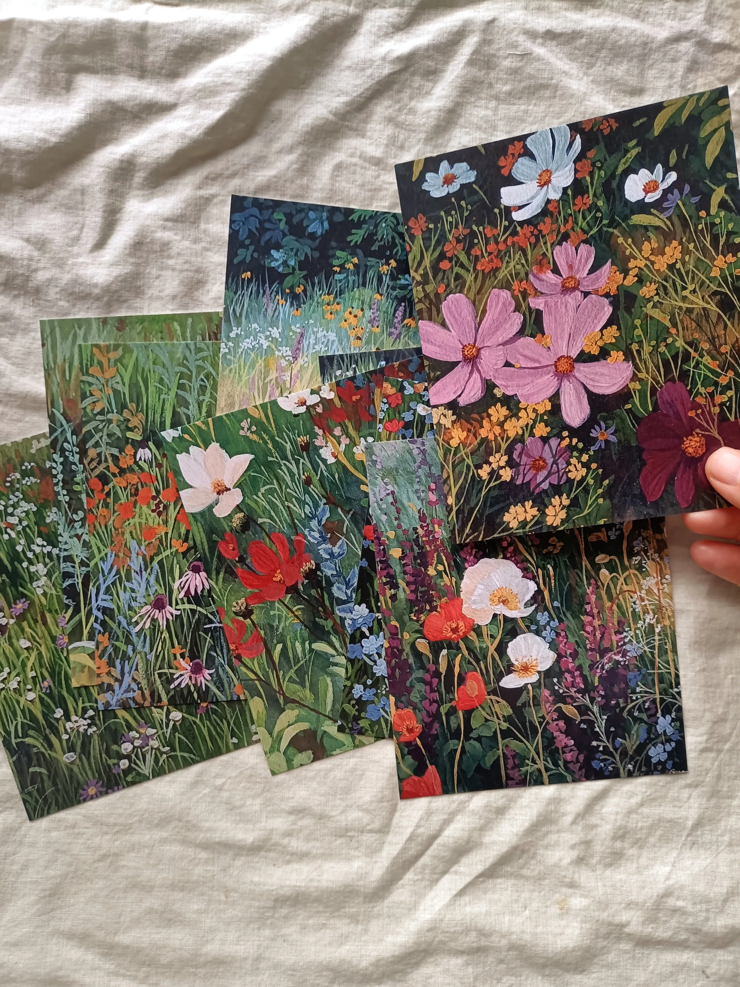 Blooming/set of 9