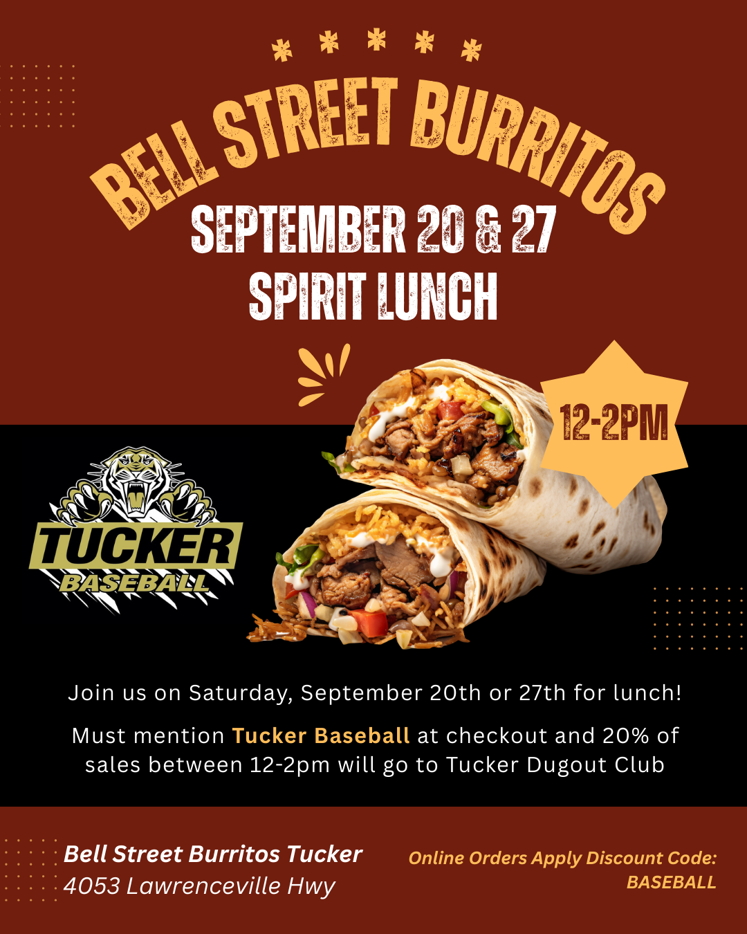Bell Street Burrito Spirit Lunch