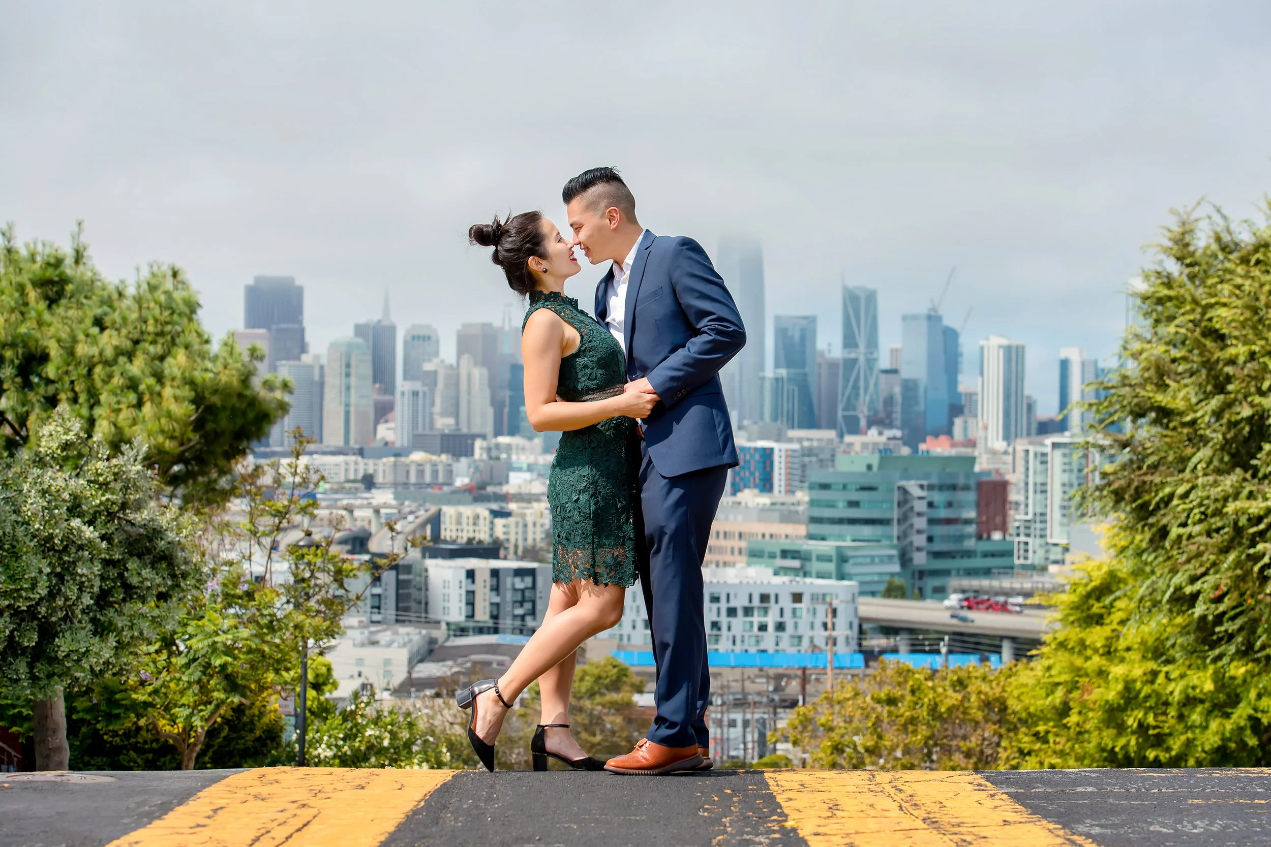 San Francisco Engagement Session Photo
